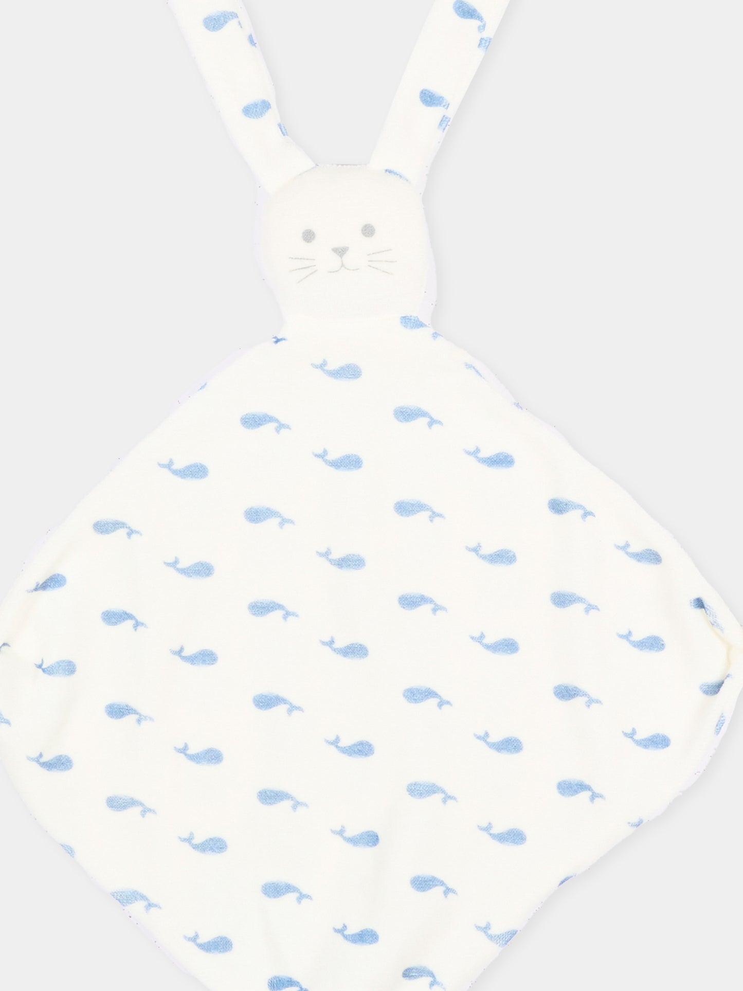 Doudou avorio per neonati con balene,Petit Bateau,A0G9T 01