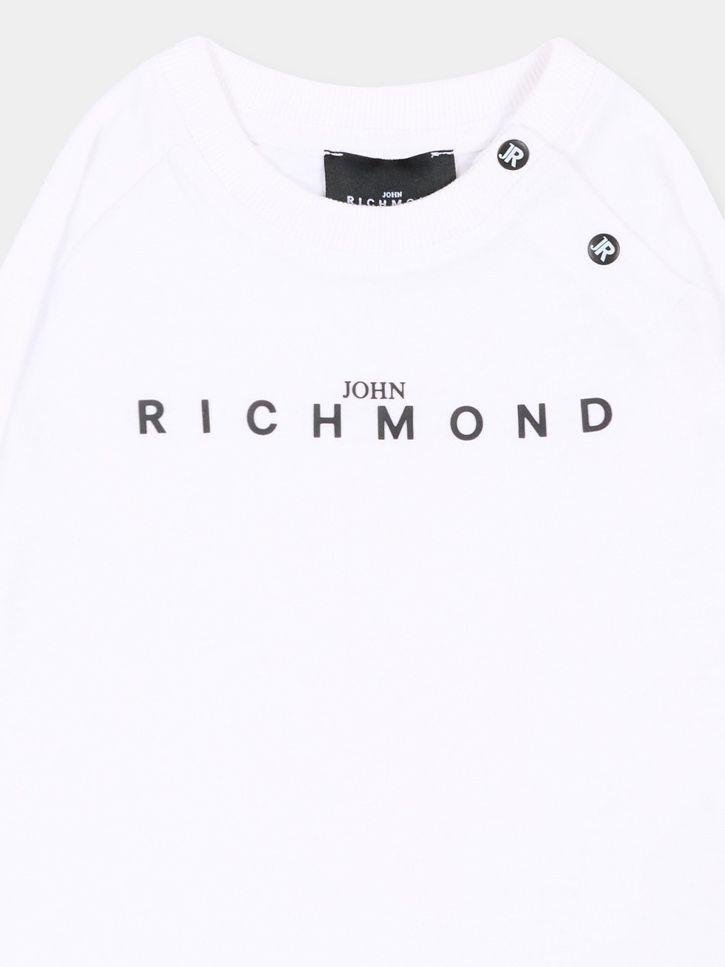 T-Shirt bianca per neonato con logo,Richmond,RIA26006TS WHITE WHITE