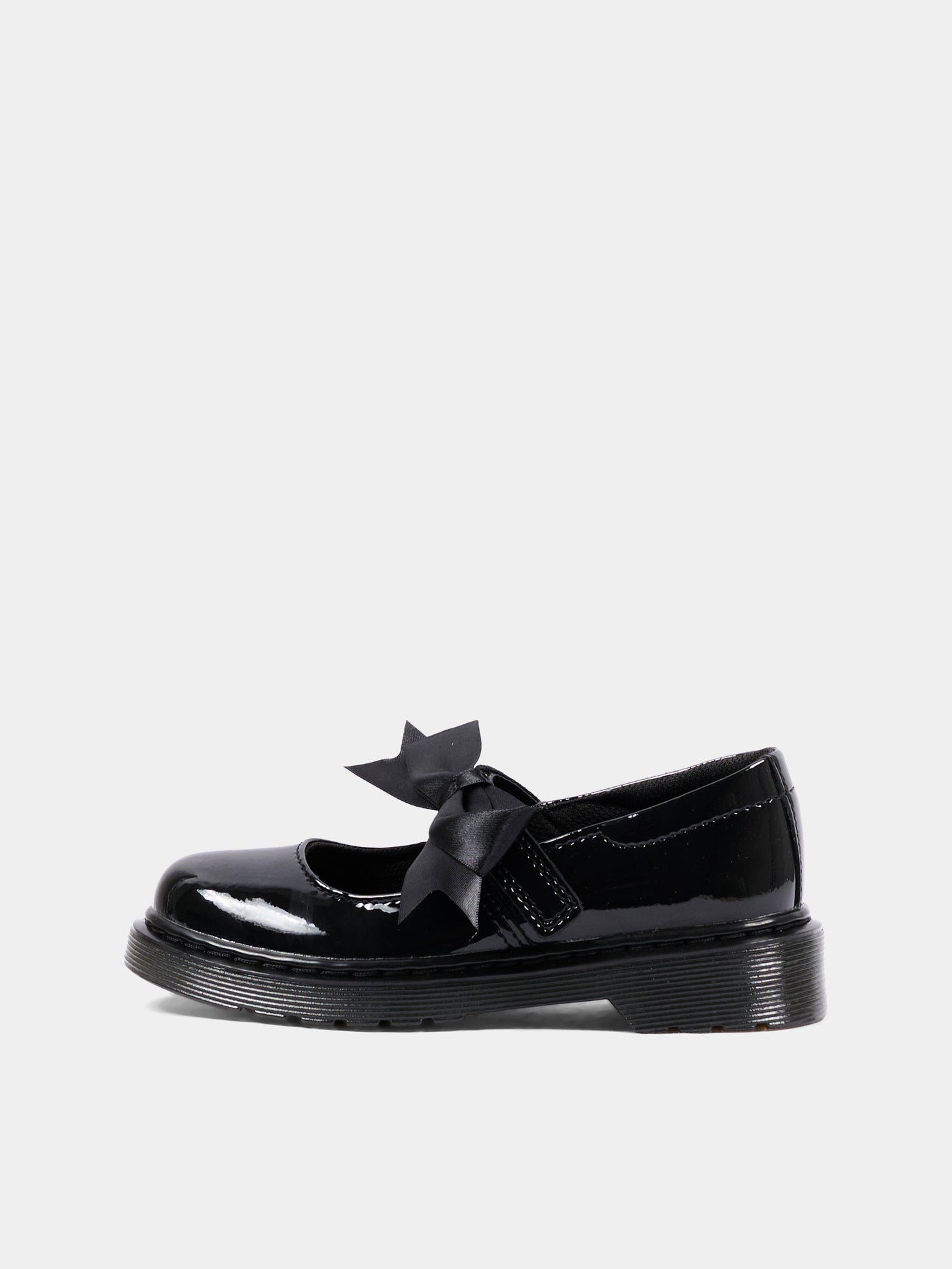 Ballerine nere Maccy per bambina in vernice,Dr. Martens,MACCY II J 21776001 BLACK PATENT LAMPER