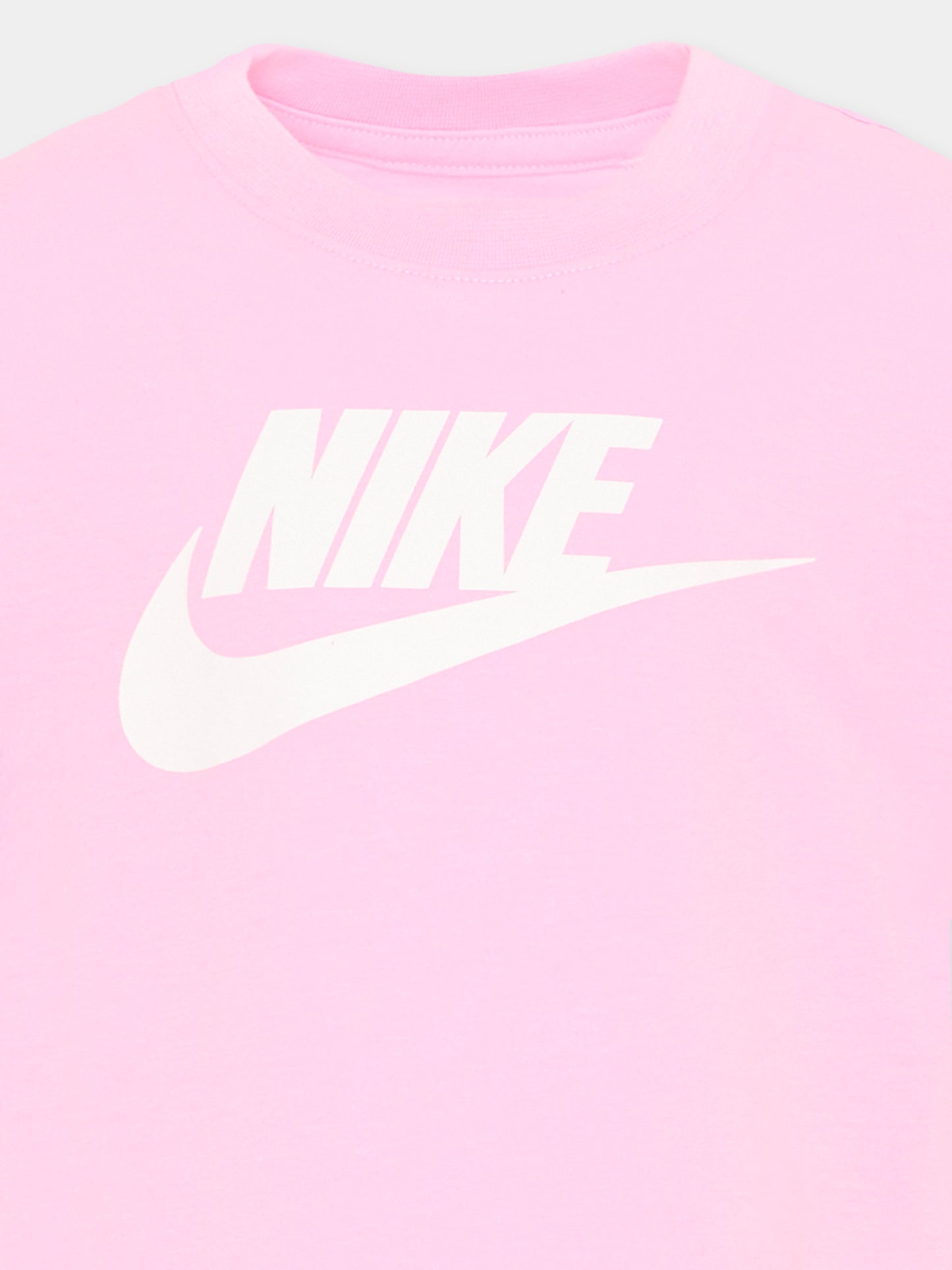 T-Shirt rosa per bambina con logo,Nike,36L160 AAH