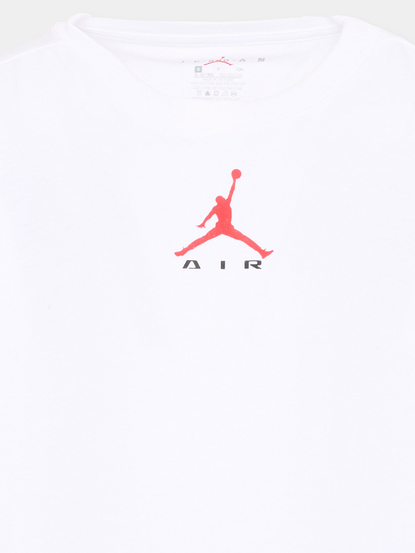 T-shirt bianca per bambino con logo,Jordan,95G183 001