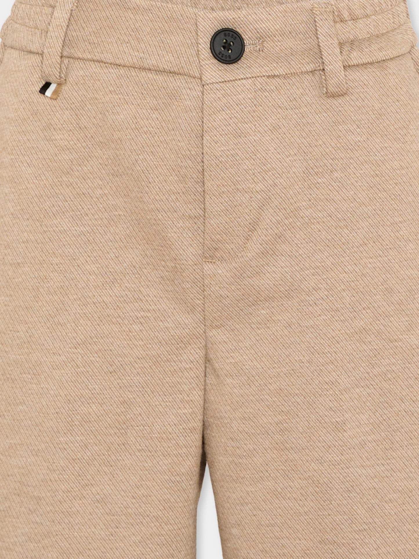 Shorts eleganti beige per bambino,Boss,J52003 249