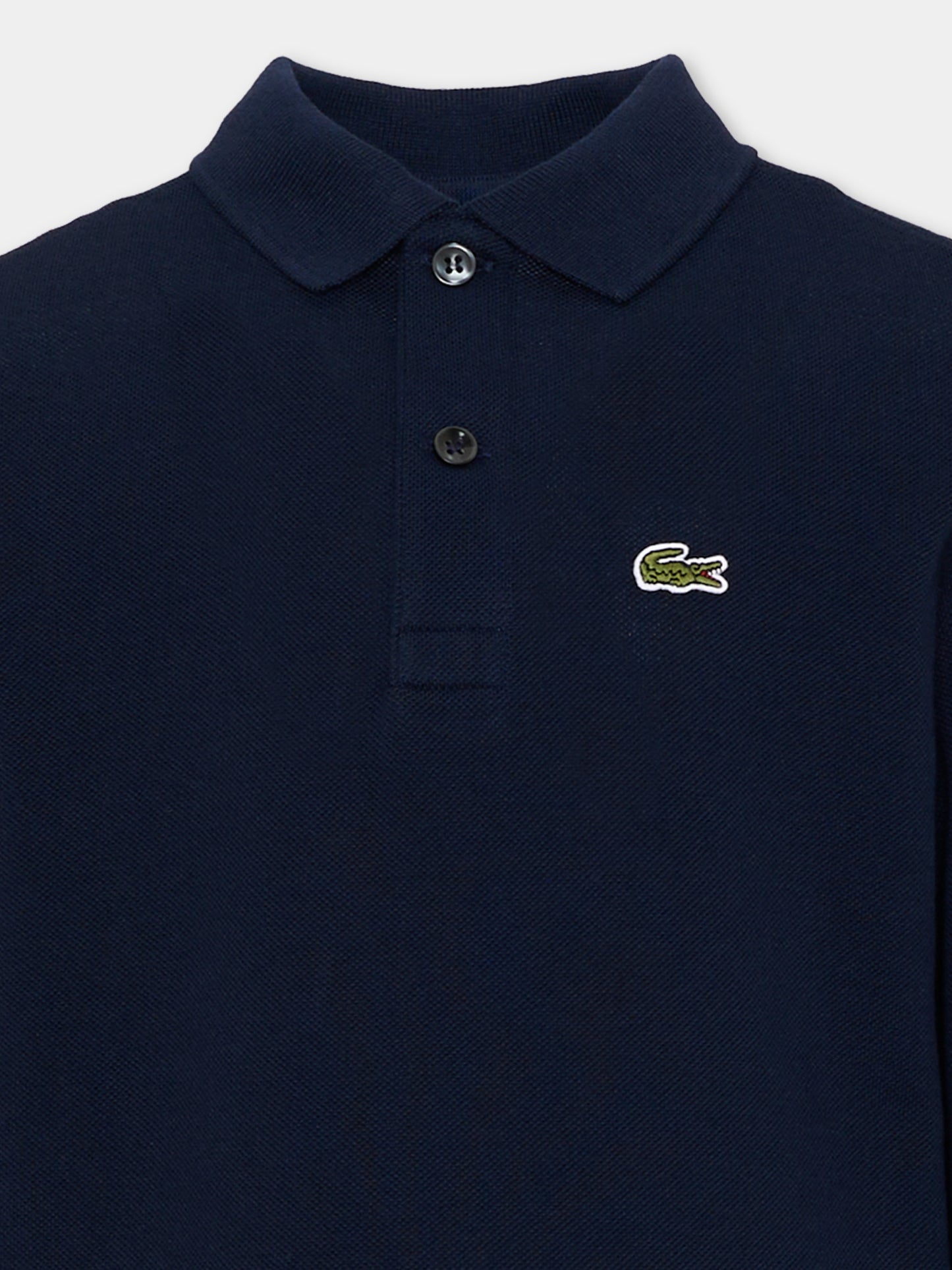 Polo blu per bambino con logo,Lacoste,7387 UGW