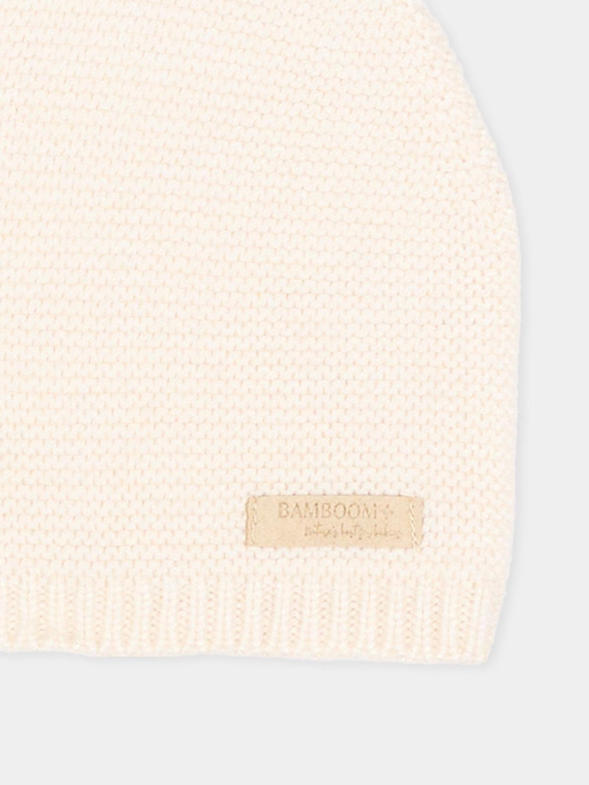 Cappello avorio per neonato,Bamboom,1269 WARM WHITE
