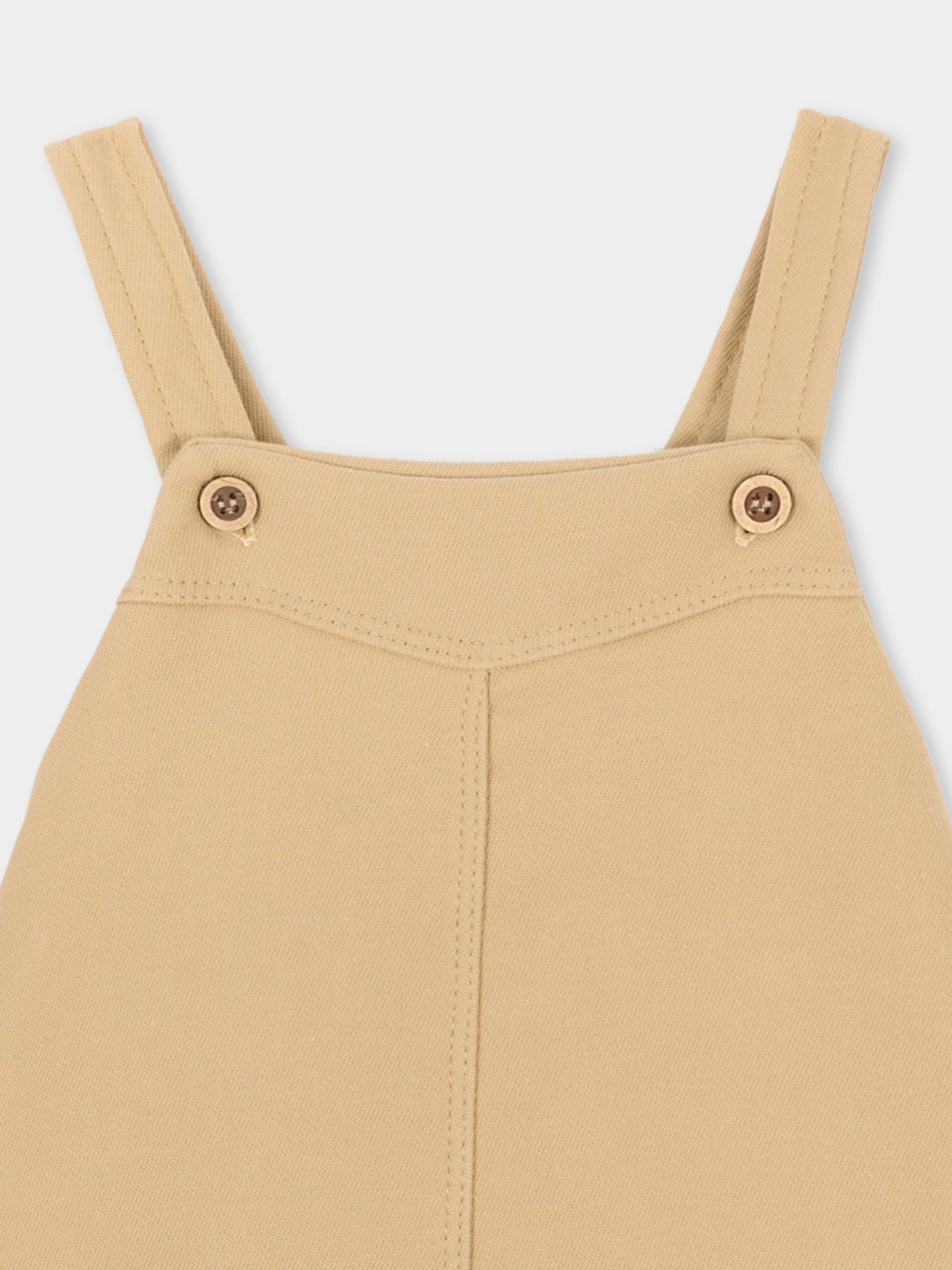 Salopette beige per neonata,Bamboom,1215TE00086 SAFARI