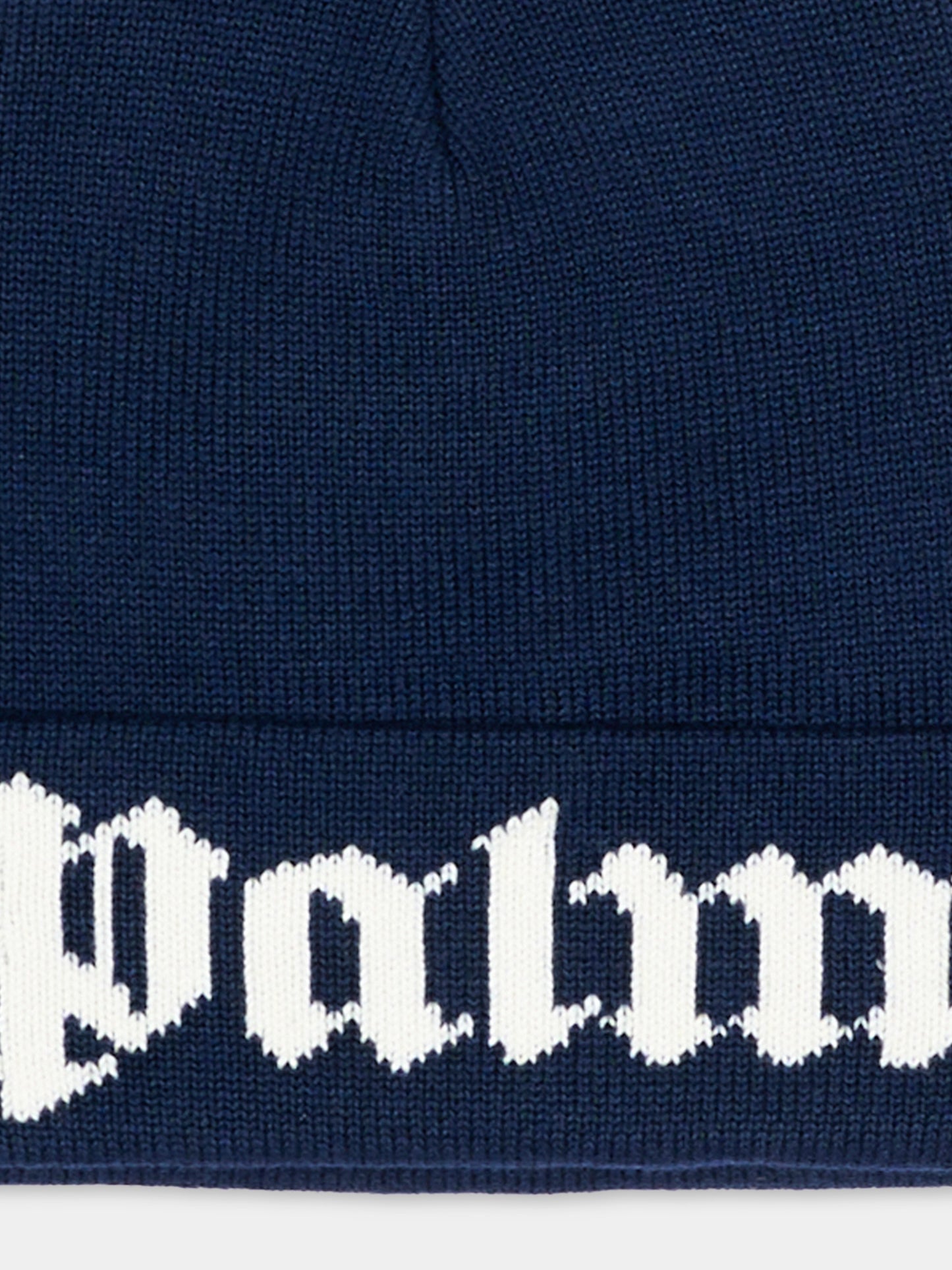 Berretto blu per bambini con logo,Palm Angels,F6PAJBHT227 1528