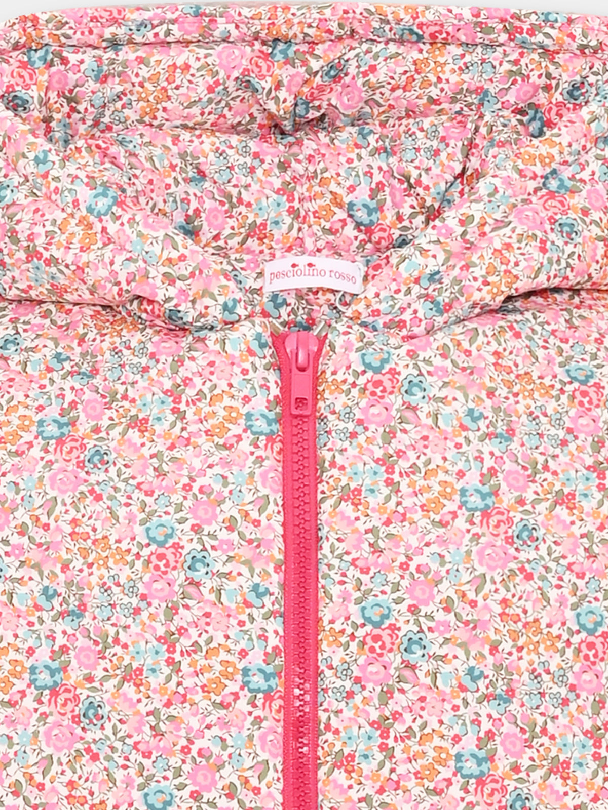 Piumino rosa Liberty per bambina,Pesciolino Rosso,PM 20 S 185