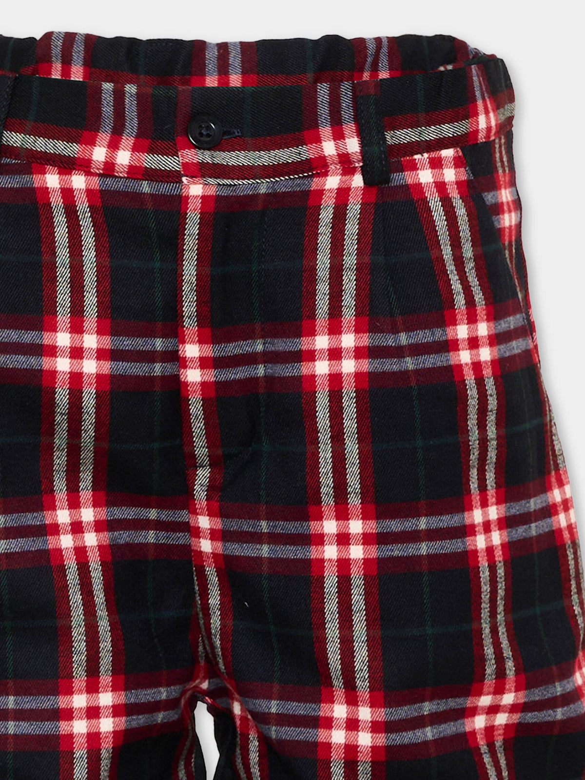 Shorts multicolores tartan pour garçon