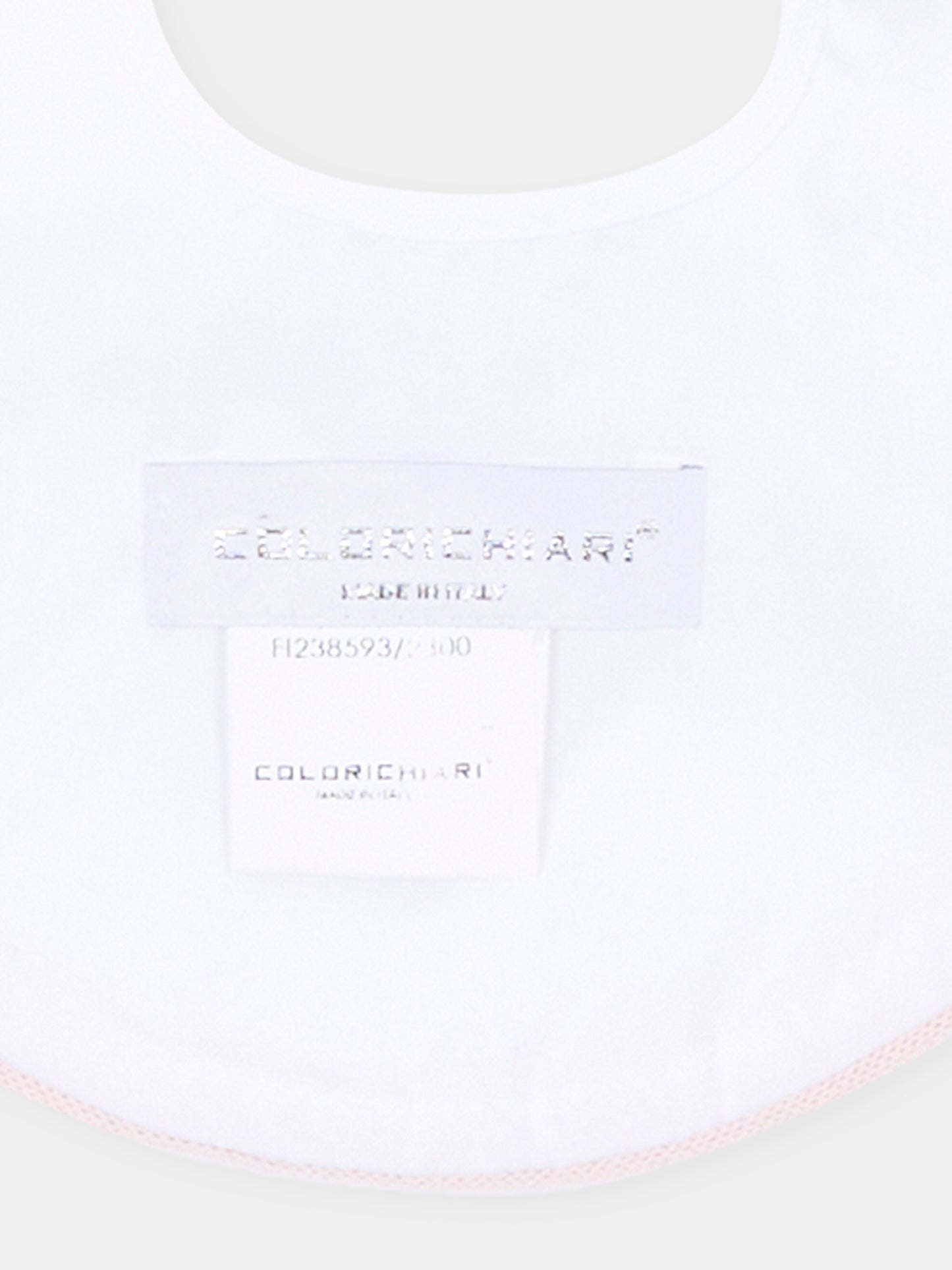 Bavaglino bianco per neonata,Colorichiari,FI238593 2300 8224
