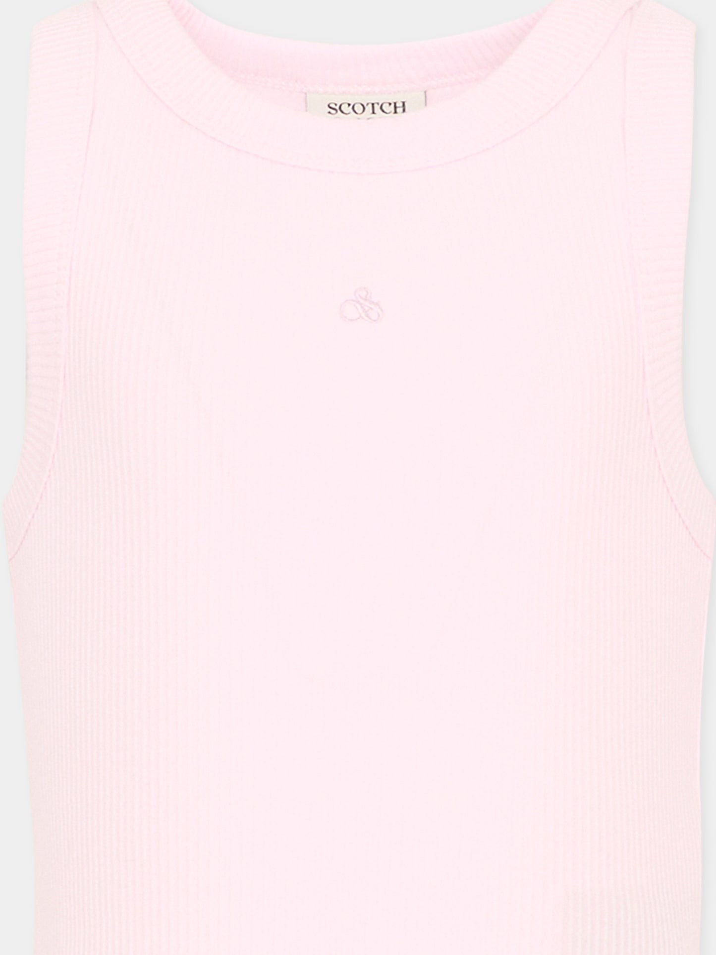 Canotta lilla per bambina a costine,Scotch&soda,182092 651