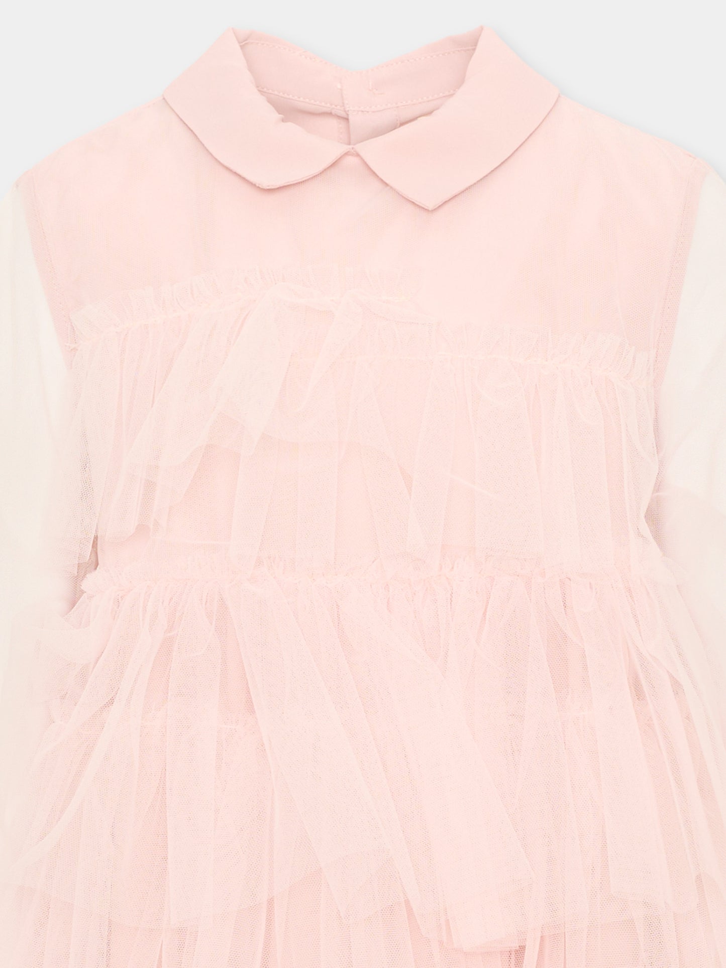 Abito rosa in tulle per bambina,Simonetta,SZ1A10 T0002 501
