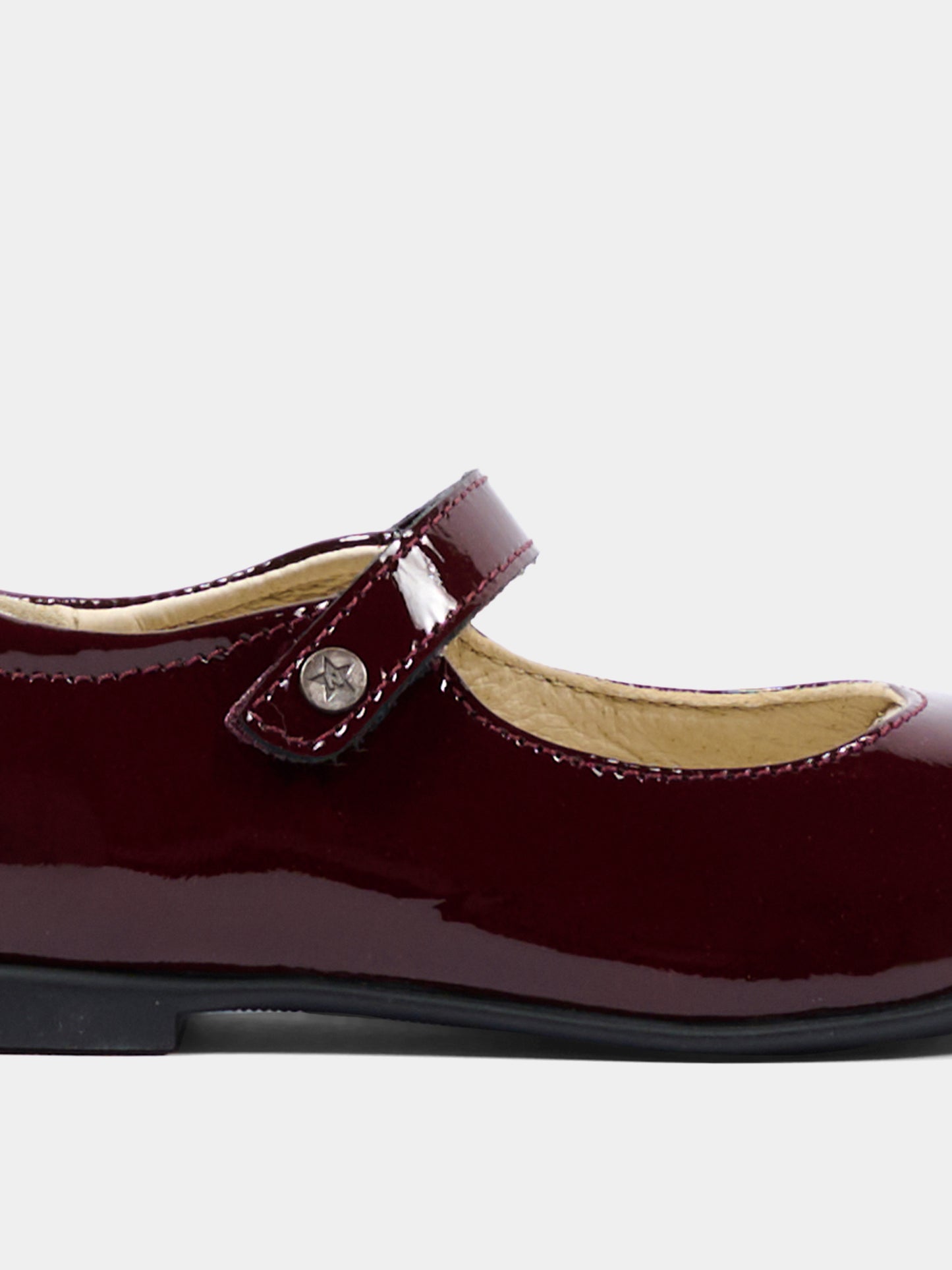Ballerine bordeaux per bambina lucide,Naturino,001 2014859 04 0H02