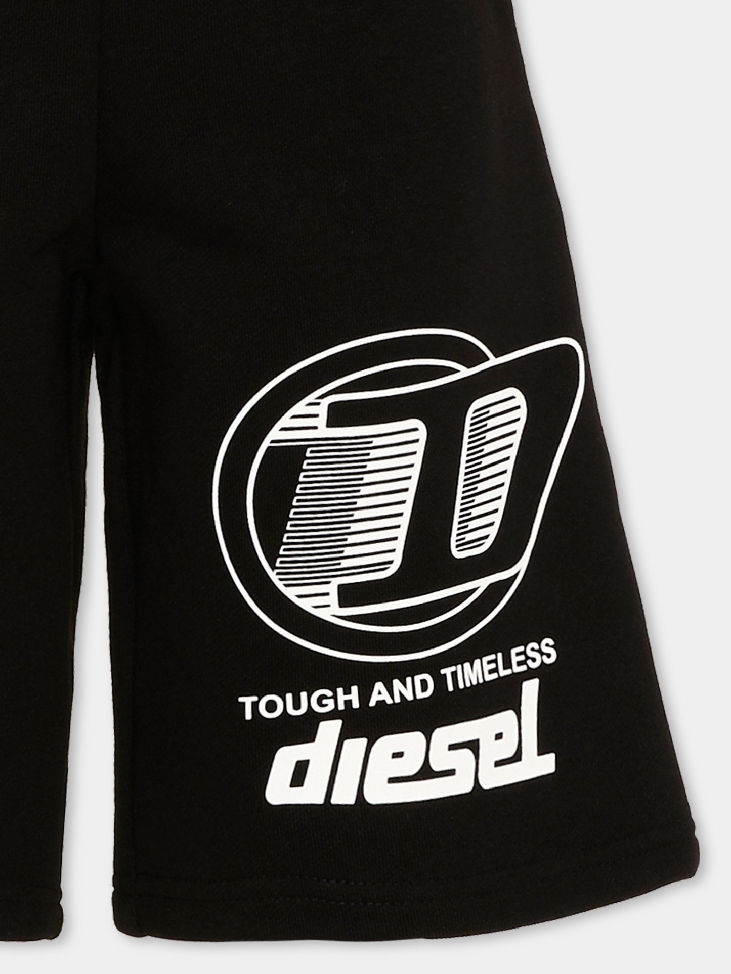 Shorts de sport noirs Diesel pour enfants
