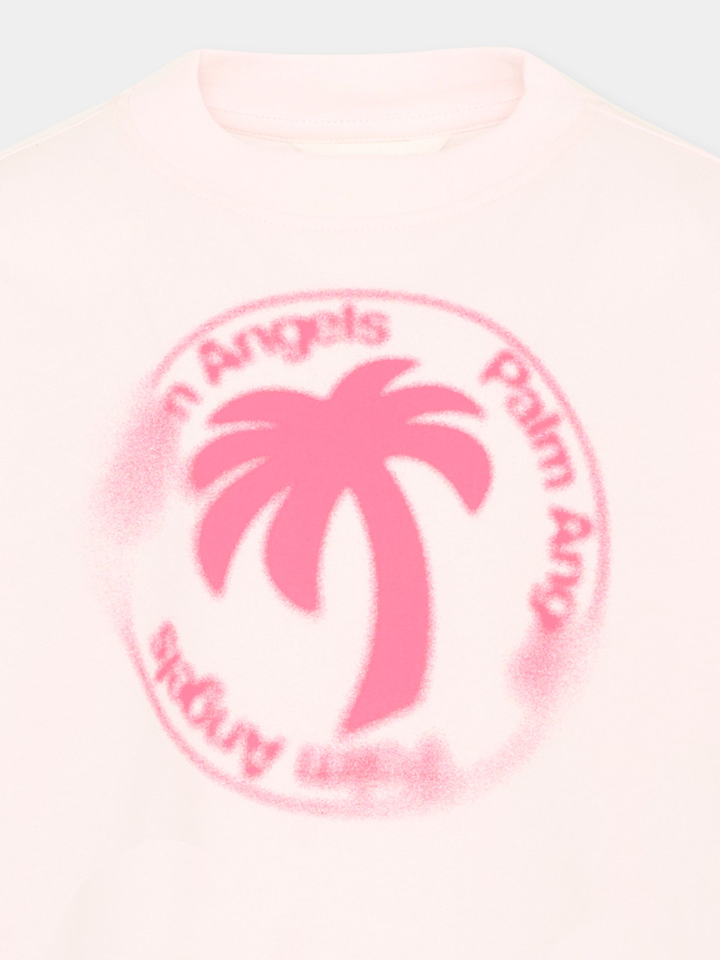 T-Shirt rosa Palm Angels per bambina,Palm Angels,PGAA002S26JER004 042