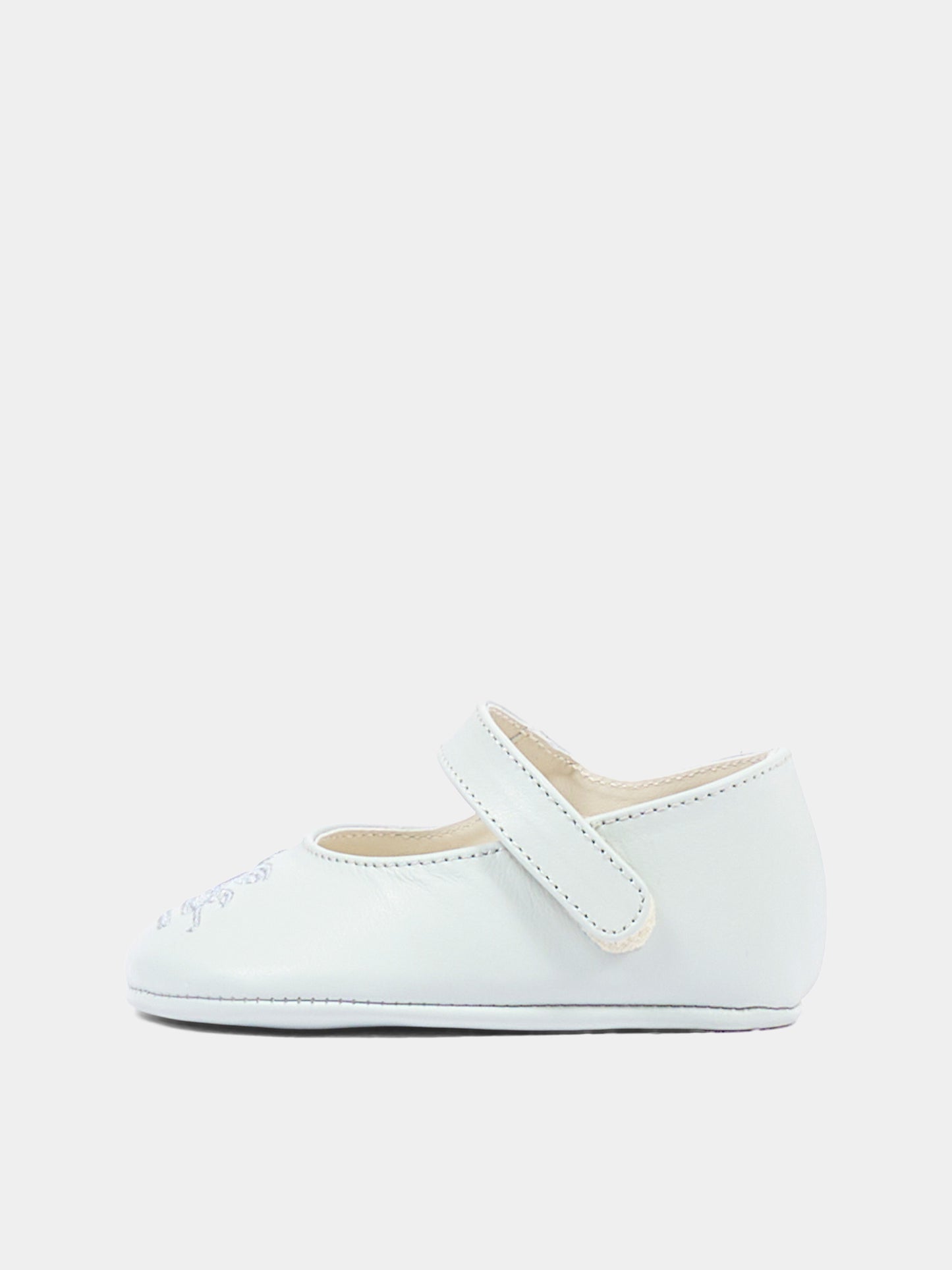 Scarpine celesti per neonata con logo,Etro,GV0026 Z2132 602