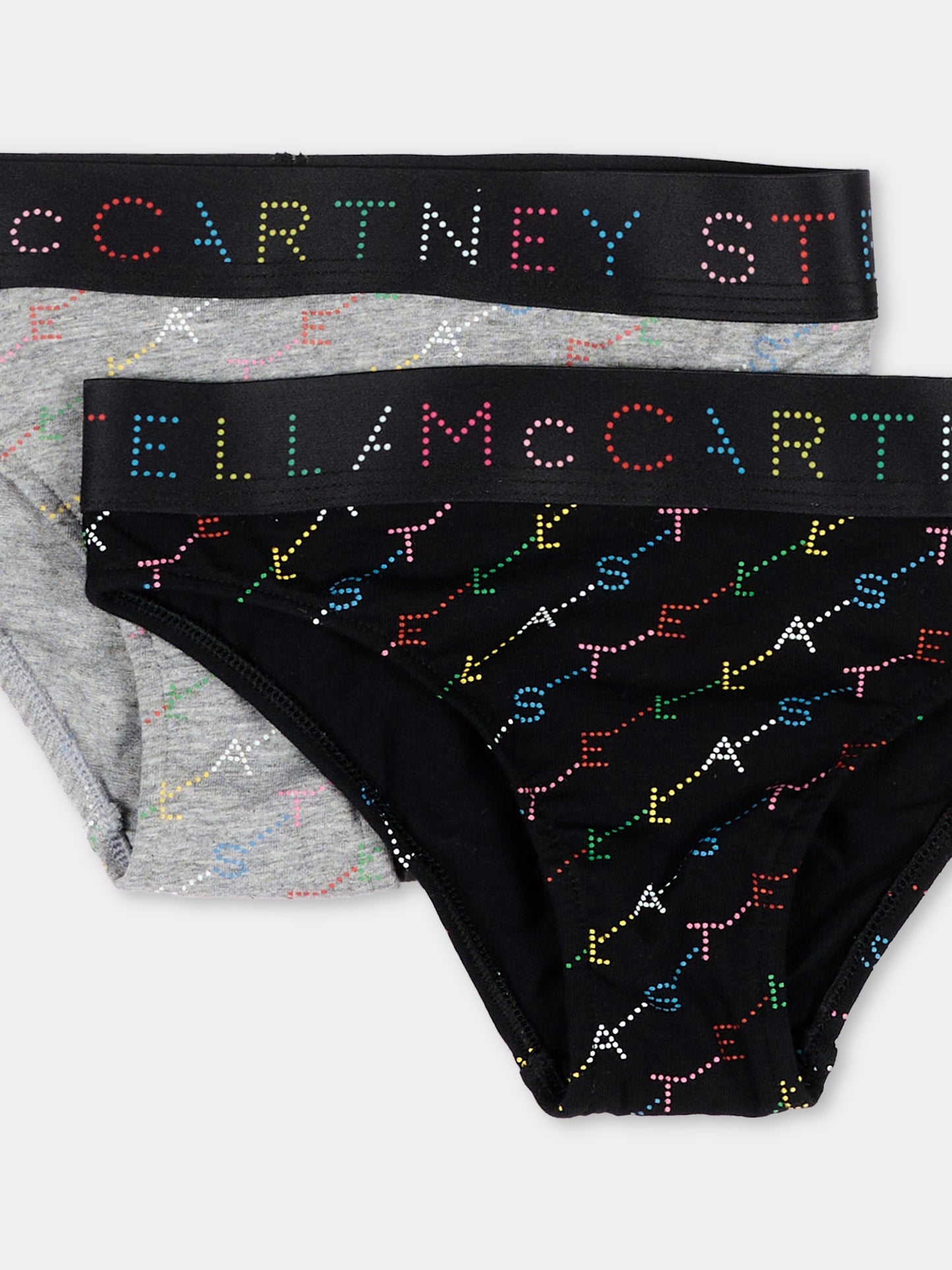 Slip multicolor per bambina con logo,Stella Mccartney Kids,TV0A79 Z2314 999MC