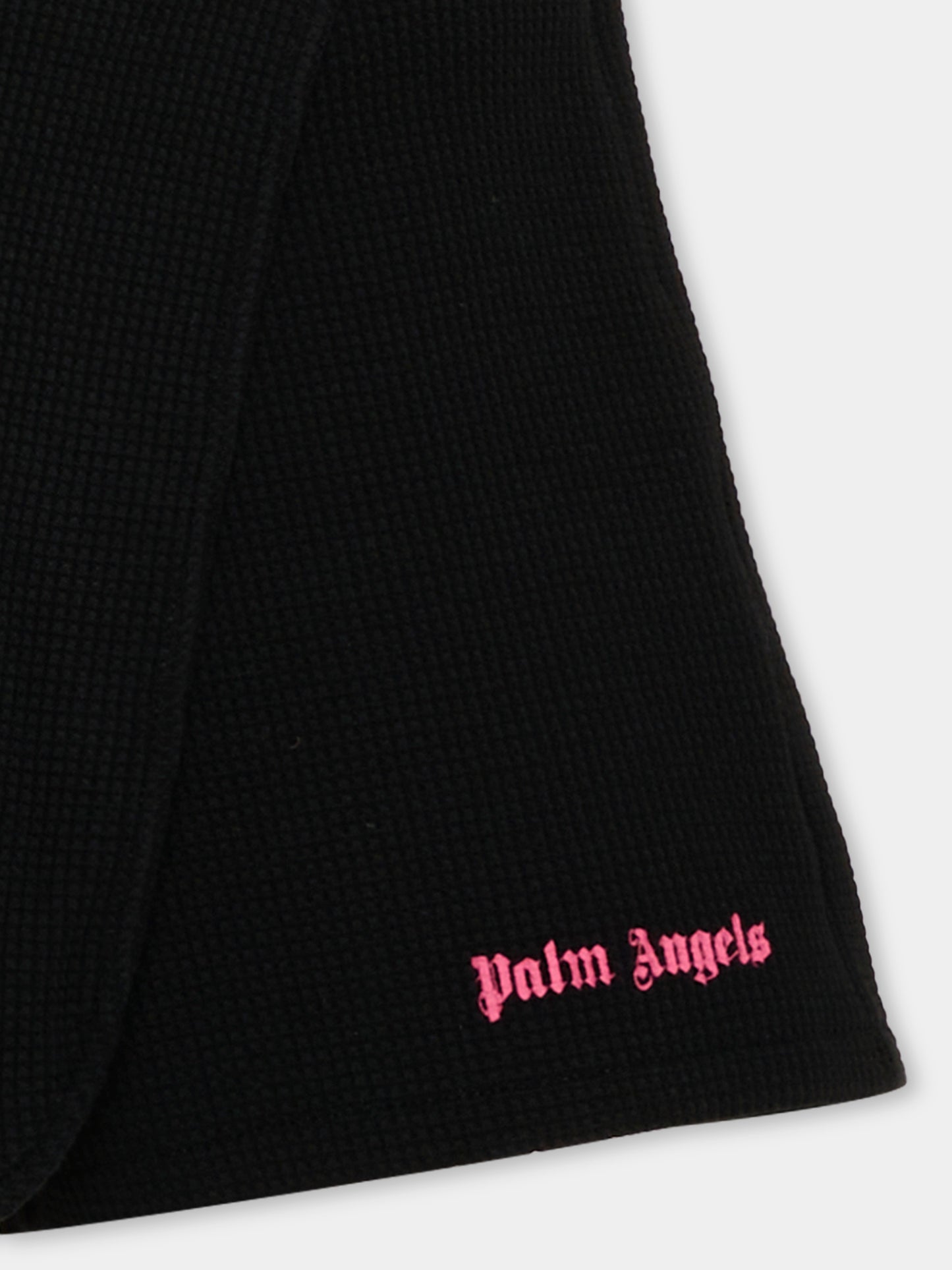 Shorts nero per bambina con logo,Palm Angels,PGCB00BS26JER001 110