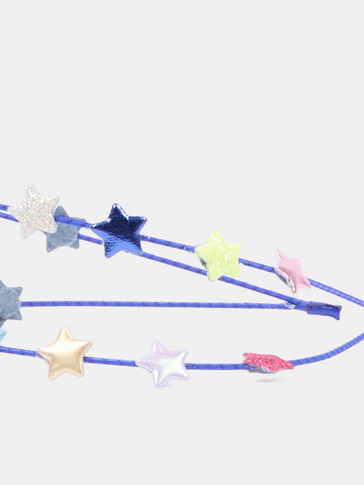 Serre-tête multicolore pour fille avec des étoiles