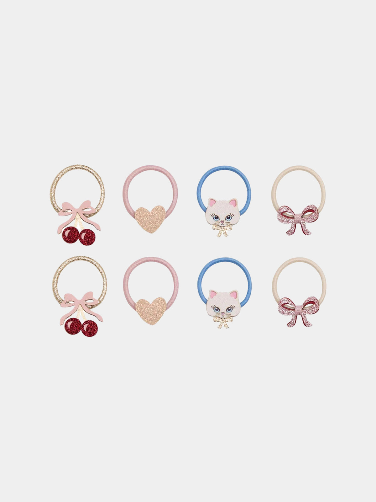 Ensemble de élastiques multicolores pour fille