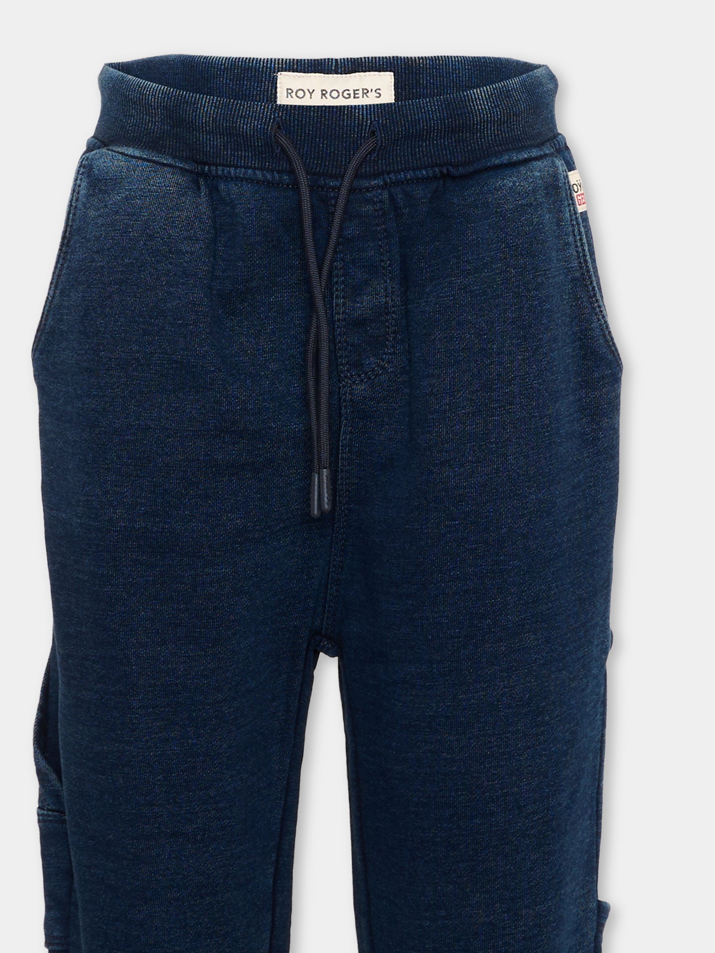 Pantalone blu per bambino con coulisse,Roy Roger's Kids,R F103 00 7750
