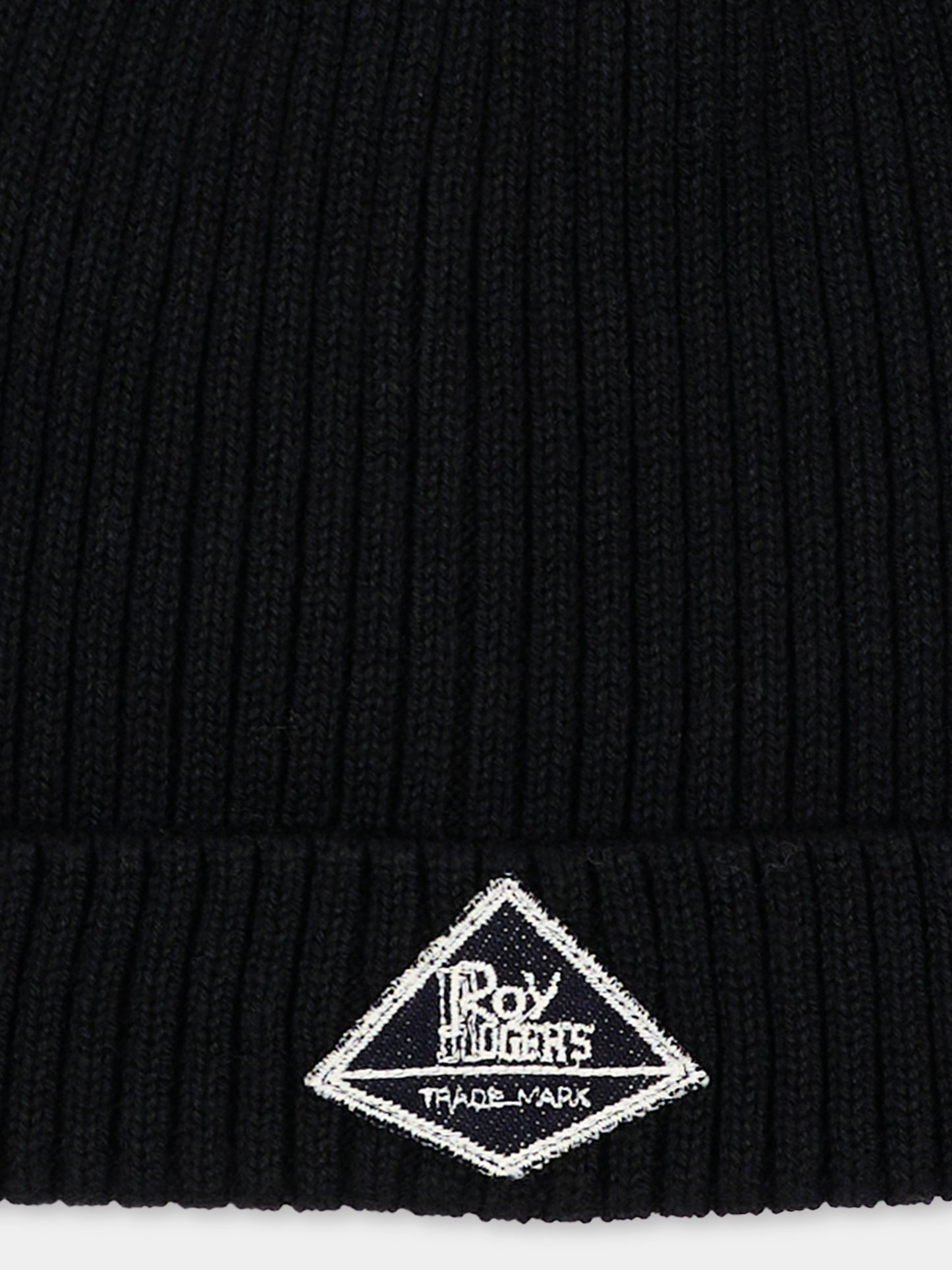 Cappello nero per bambino con logo,Roy Roger's Kids,R F122 00 0658
