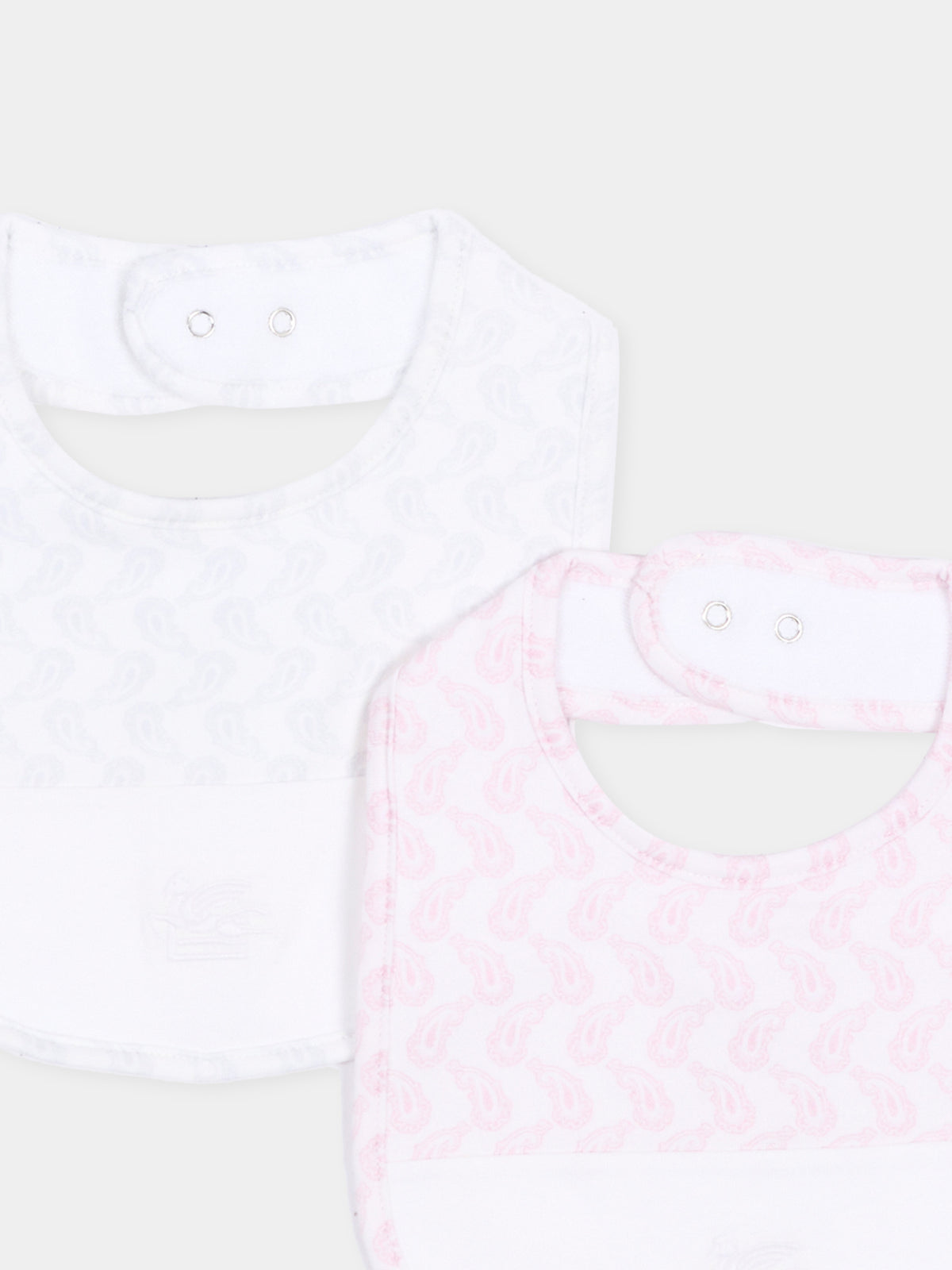 Set bavaglini rosa per neonata,Etro,GU0519 J0409 505GR