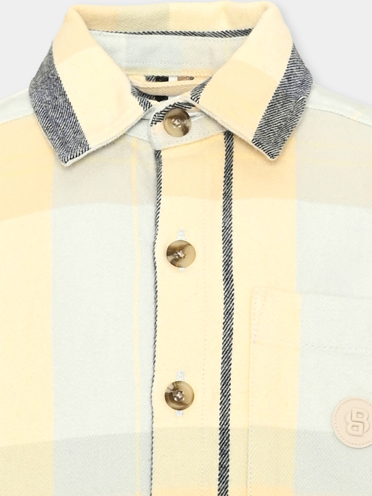 Camicia a manica lunga multicolor per bambino,Boss,J52318 791