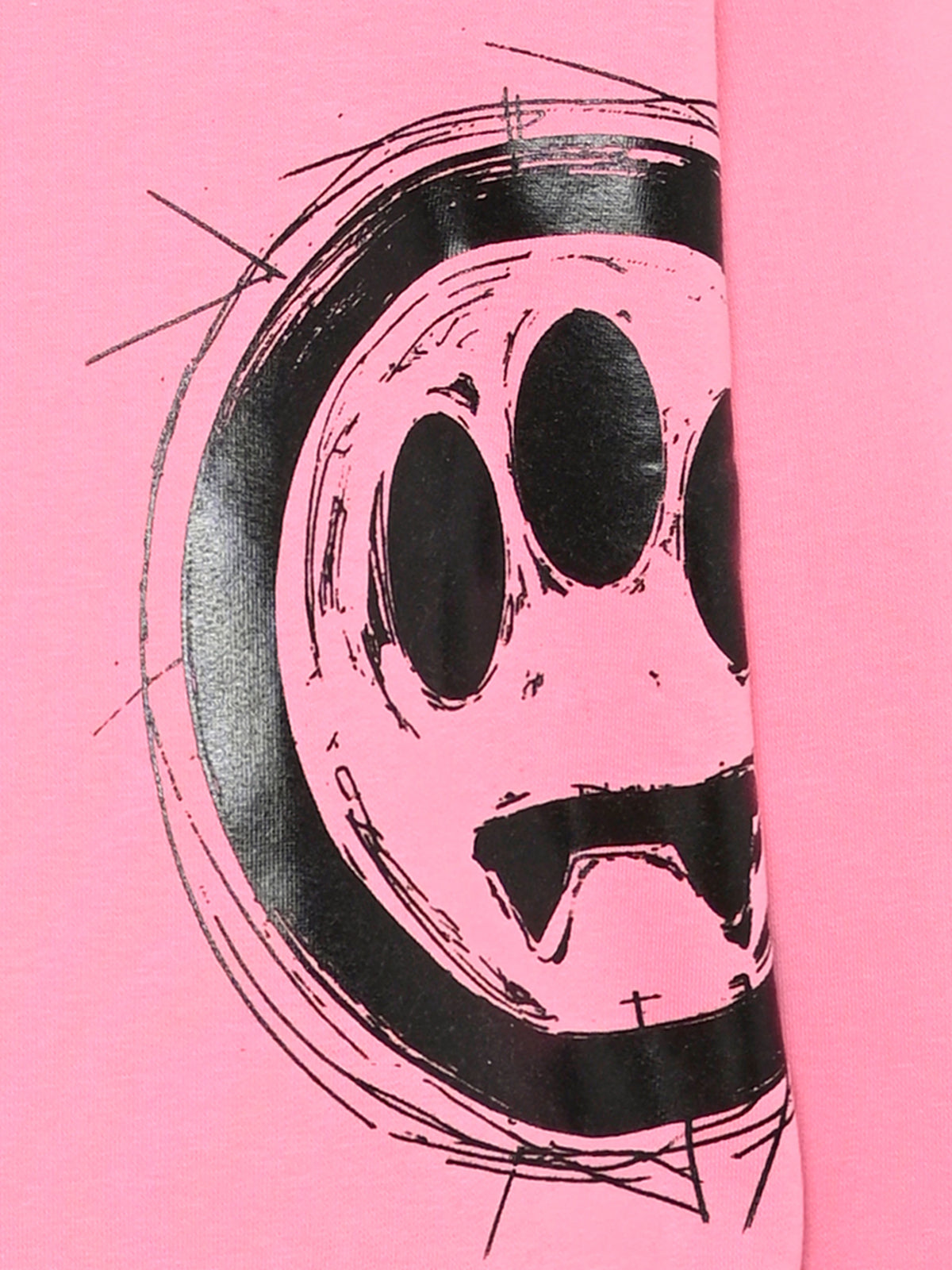 Felpa girocollo rosa stampata per bambina,Barrow,F6BKJBSW073 042