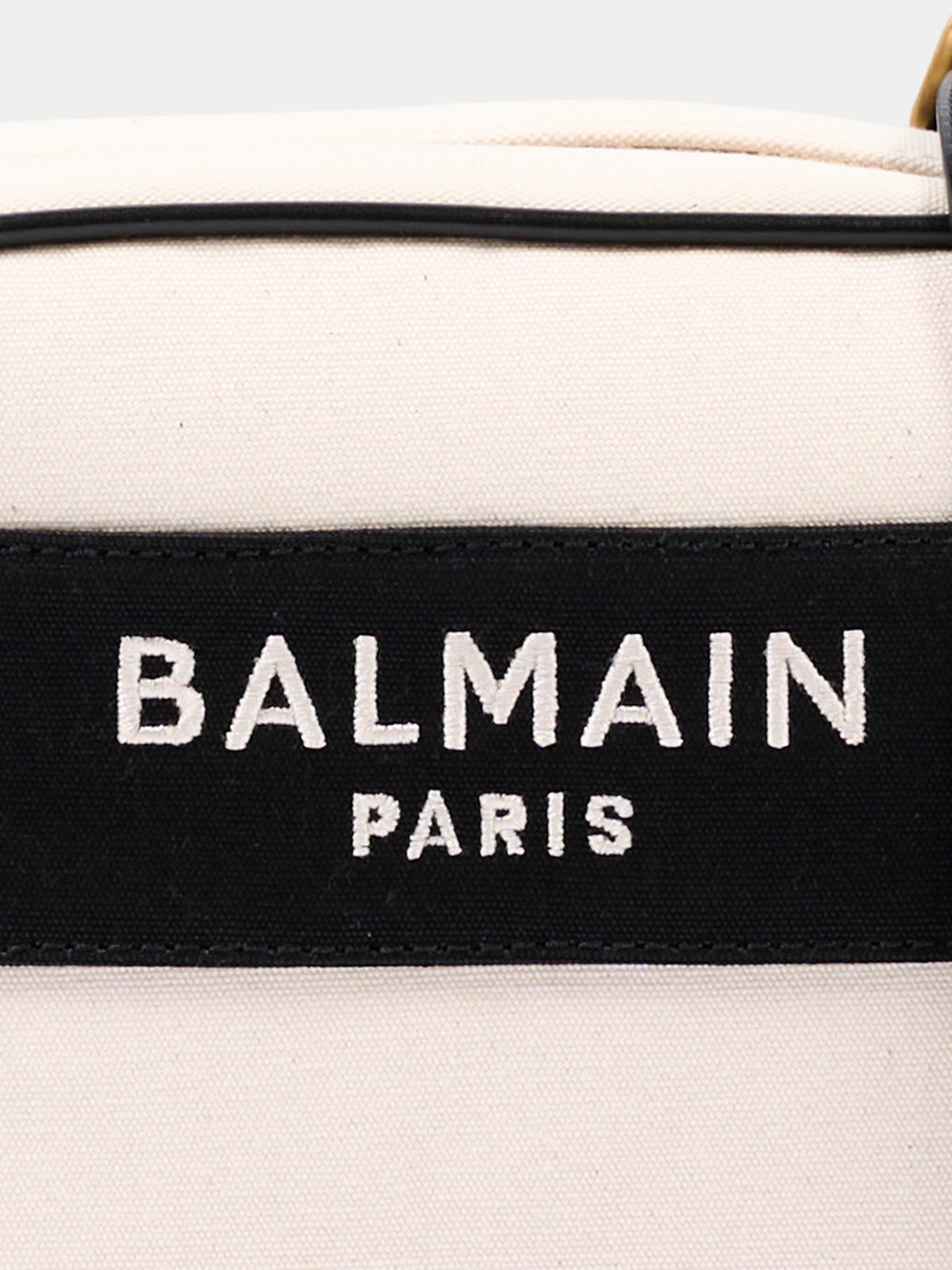 Borsa avorio per bambina con logo,Balmain Kids,BY0B68 Z0042 101NE