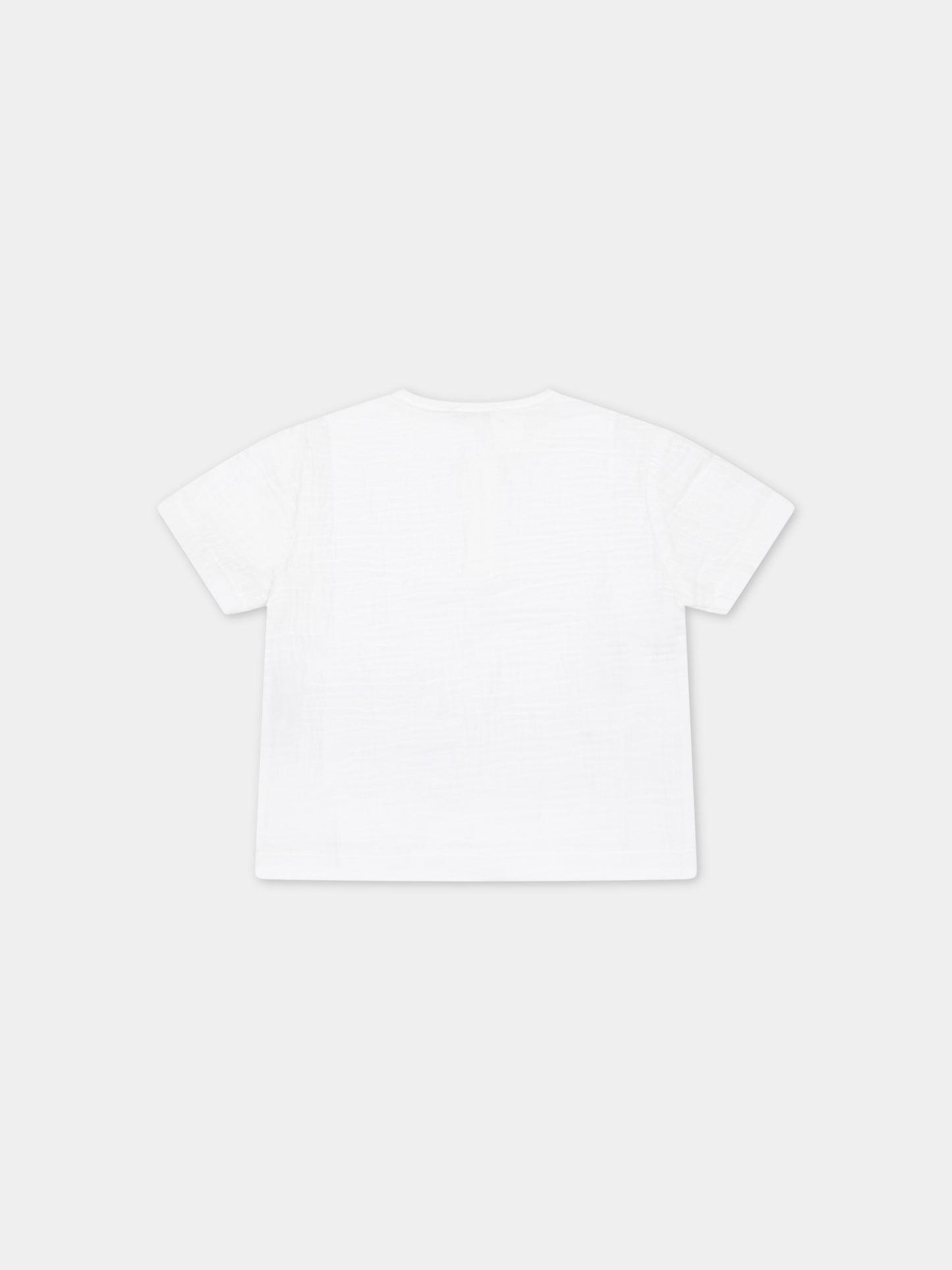 T-shirt beige per neonati,Le Petit Coco,LCBCA501 GA84 XL004 B001