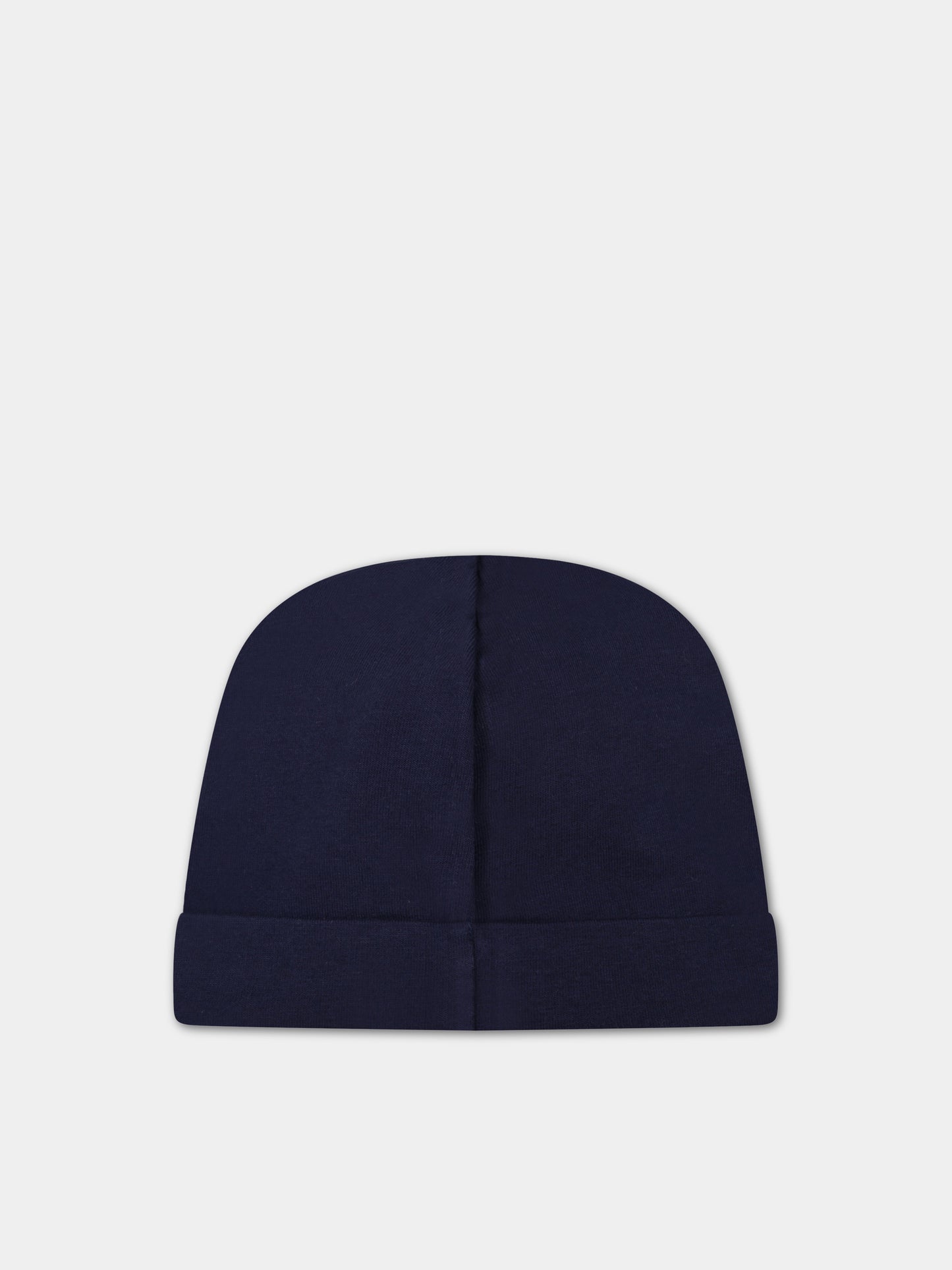 Cappello blu per neonati con teddy bear,Moschino Kids,MUX047 LDA14 40016