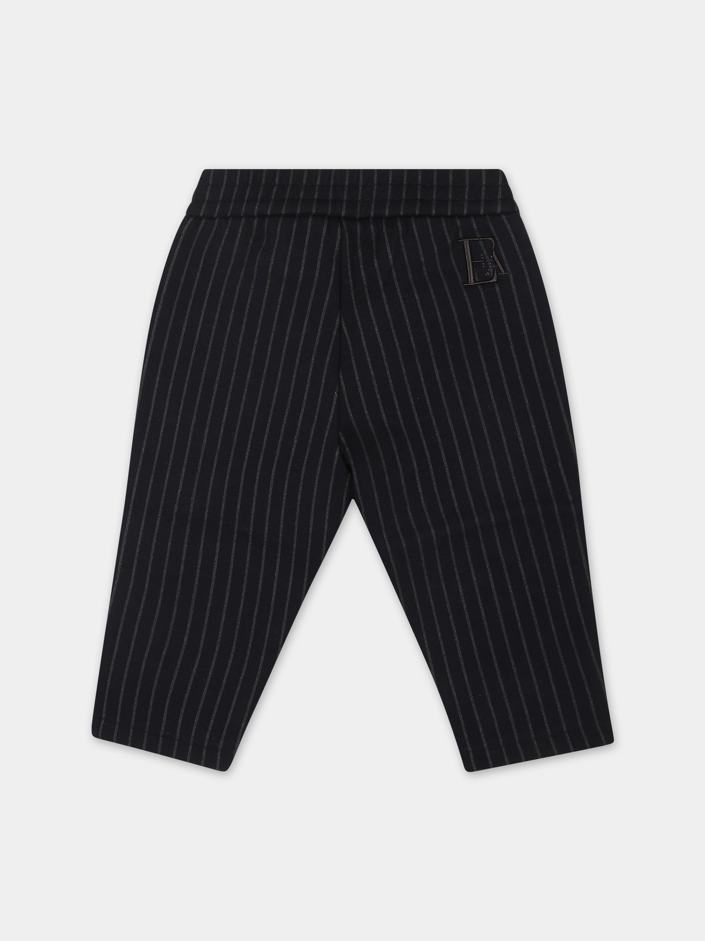 Pantaloni blu per neonato con logo,Armani Junior,6RHPJ4 4JKRZ F921