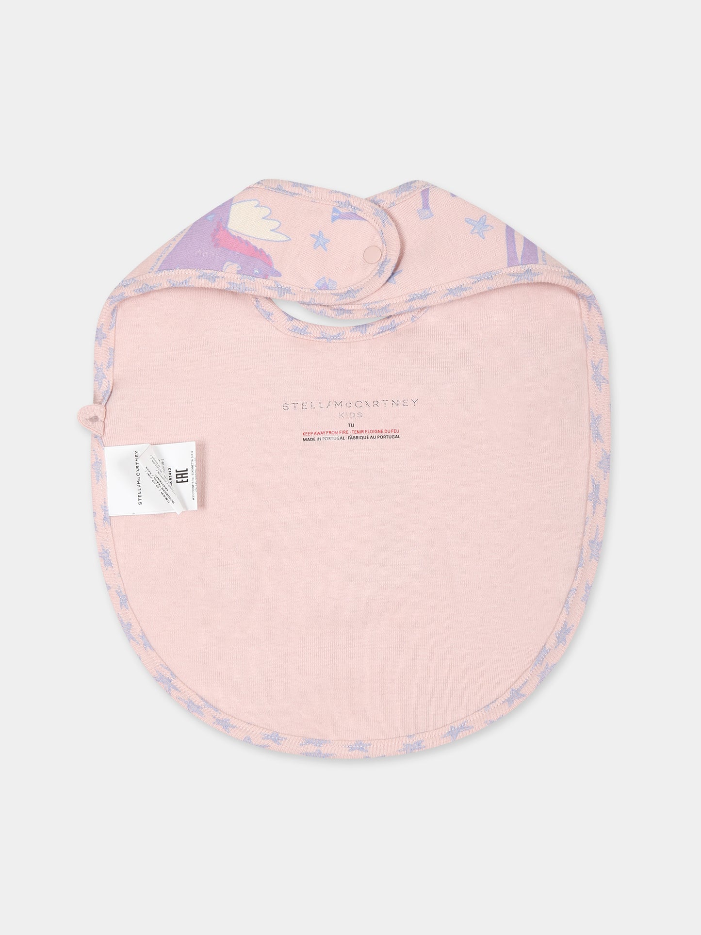 Set rosa per neonata con stampa unicorni,Stella Mccartney Kids,TTB059 Z1467 505MC