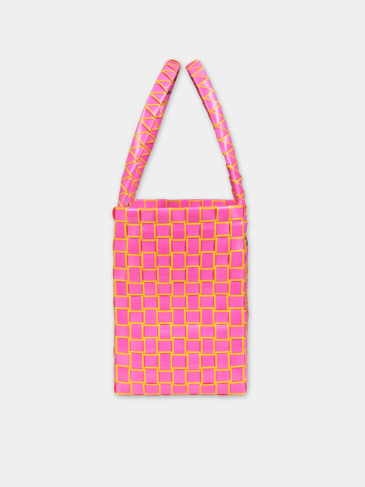 Borsa rosa per bambina con logo,Marni Kids,M00638 0MC19