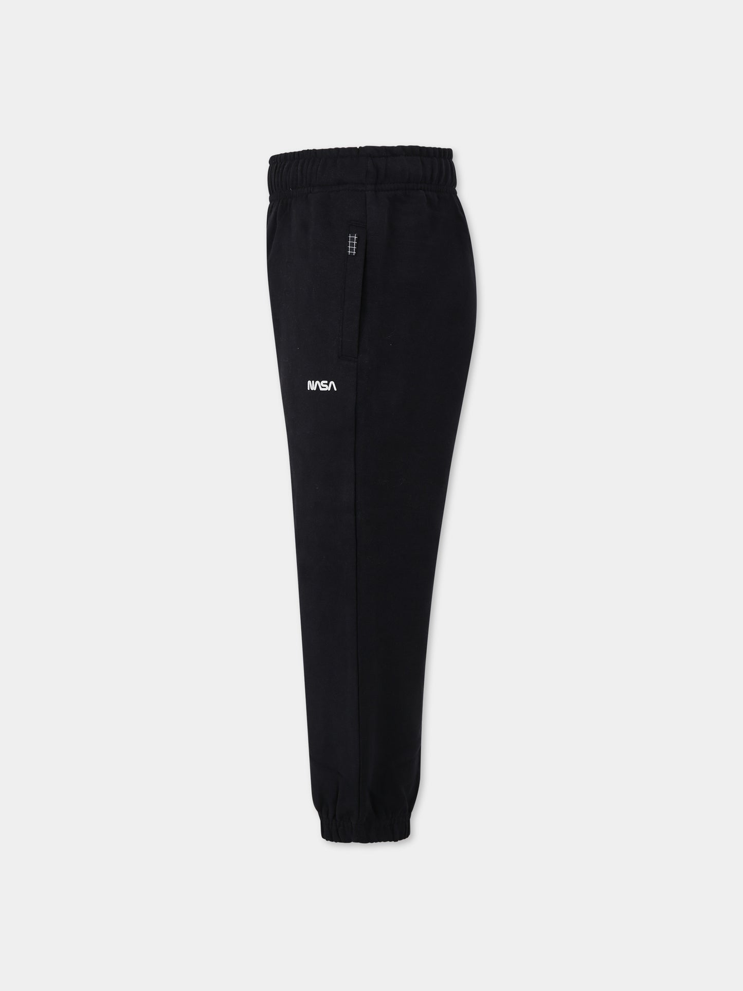 Pantaloni neri per bambini con scritta,Molo,6W23I214 0099