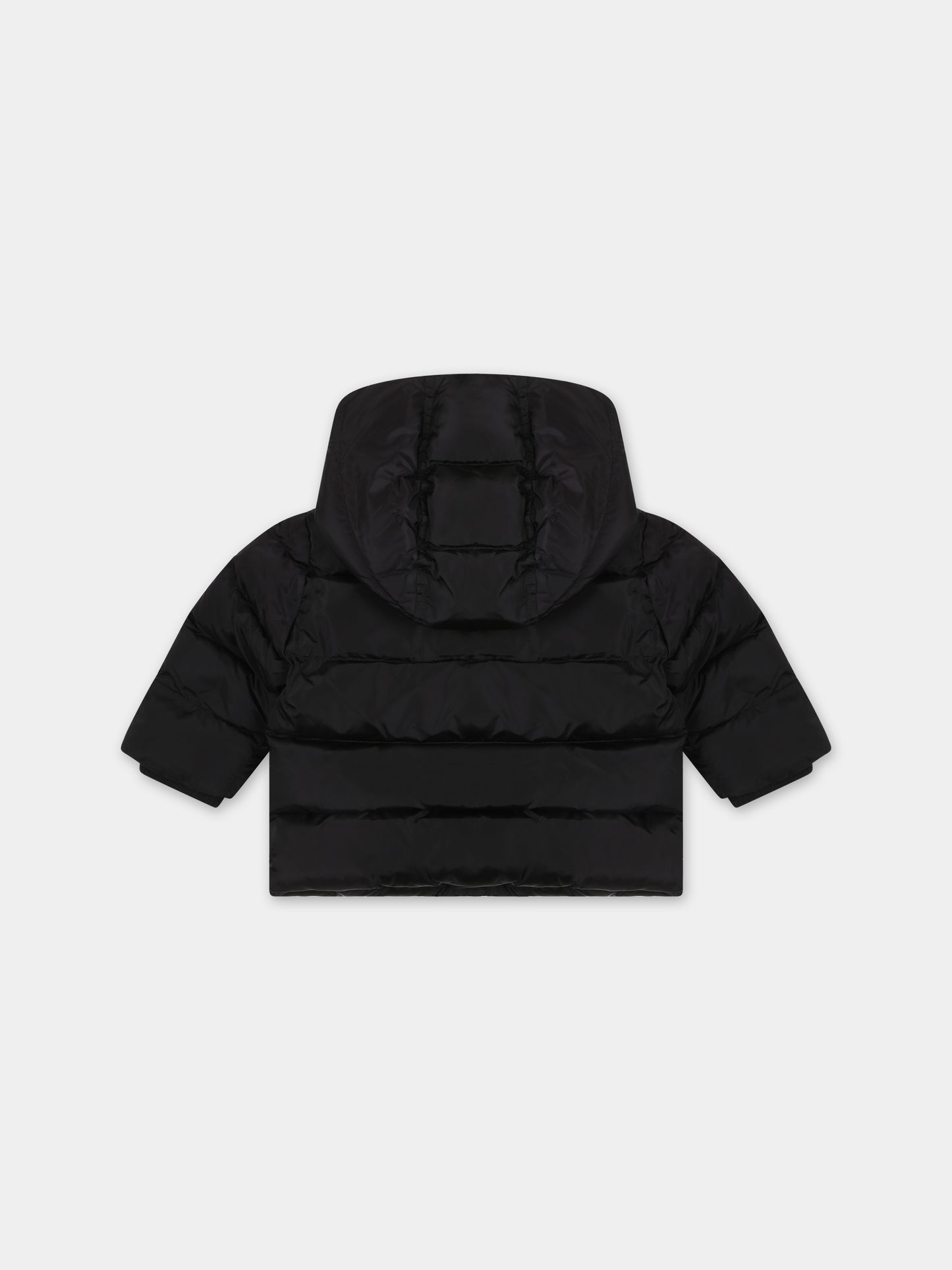 Piumino nero per neonato con logo,Dsquared2,DQ1788 D00BN DQ900