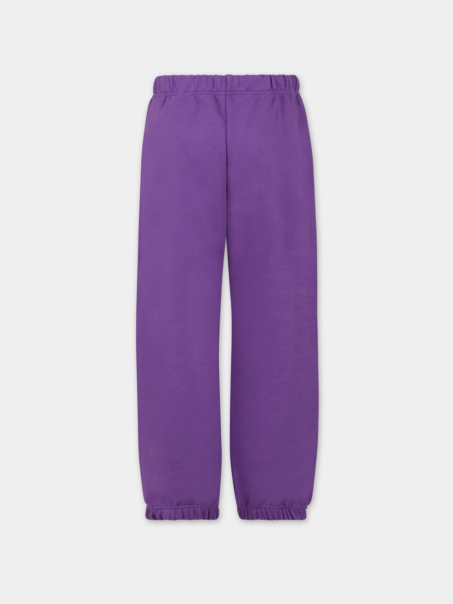 Pantaloni viola per bambini con logo,Palm Angels,PBCH008C99FLE0013701