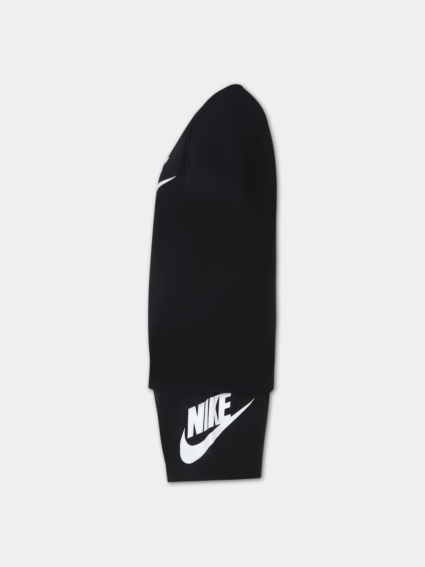 Completo nero per bambino con logo,Nike,86L596 023