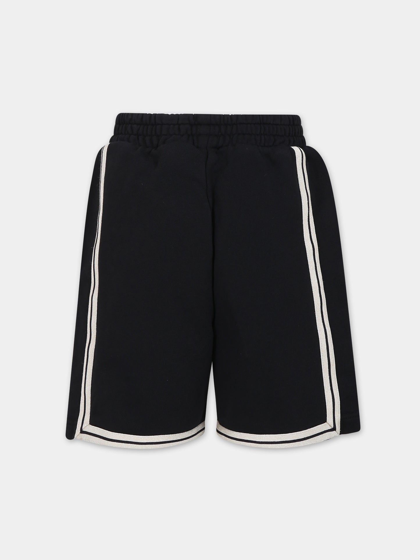 Pantaloni neri per bambino con logo,Palm Angels,PBCI007S24FLE0011001