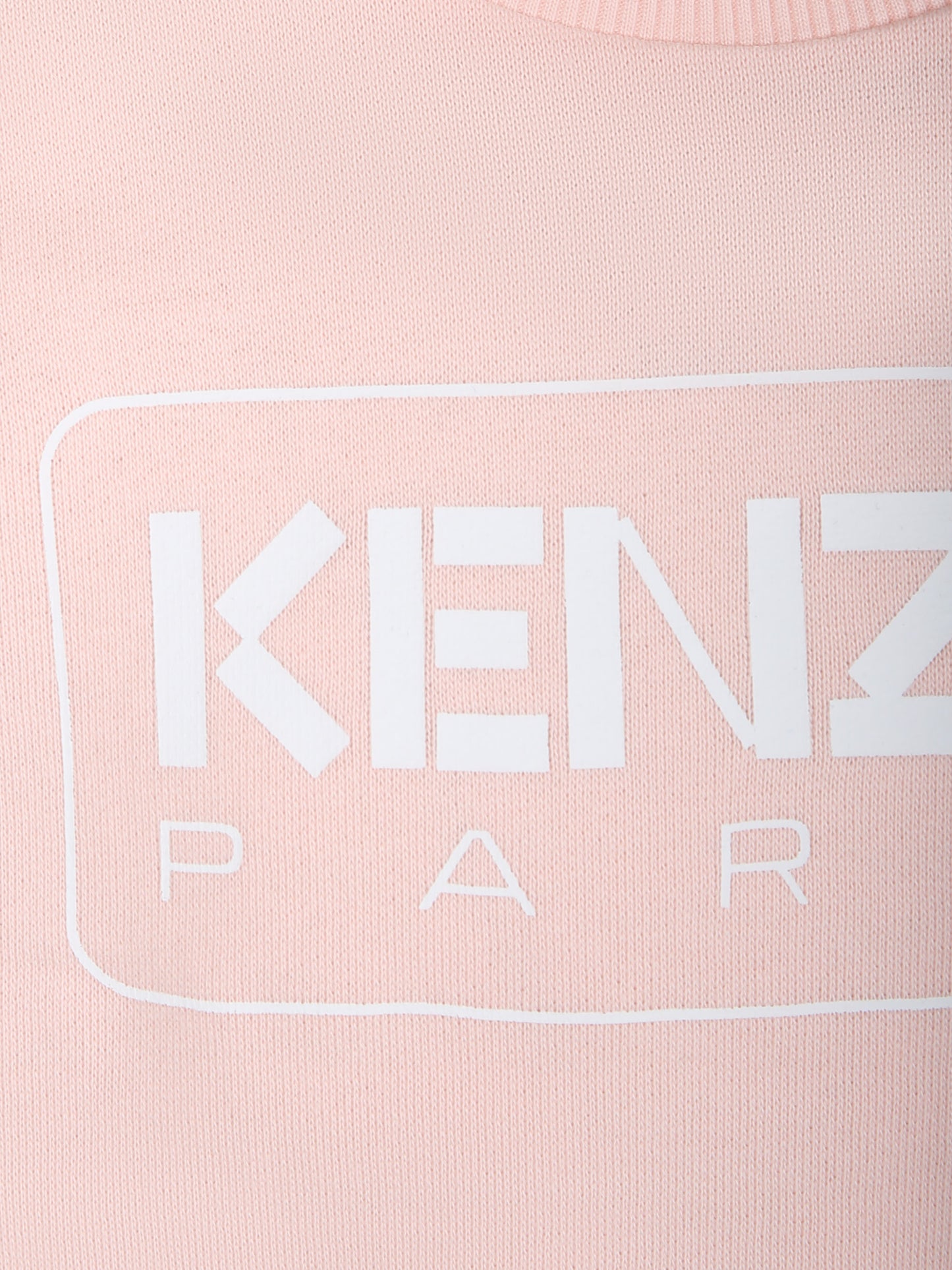 Felpa rosa per bambina con logo,Kenzo Kids,K60238 46T