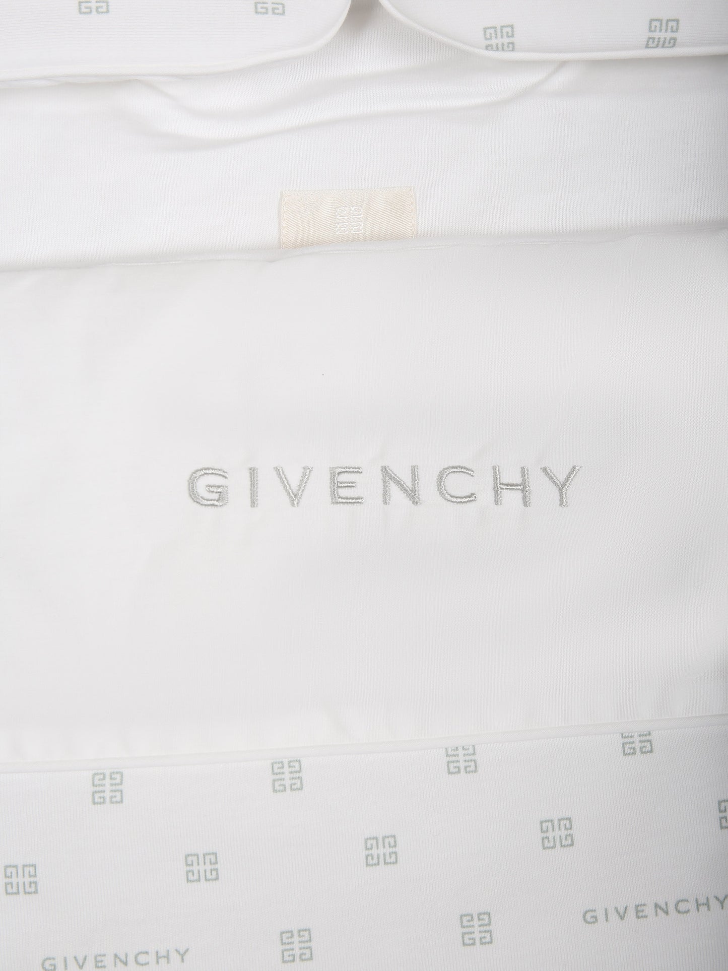 Sacco nanna bianco per neonati con logo,Givenchy Kids,H30249 10P