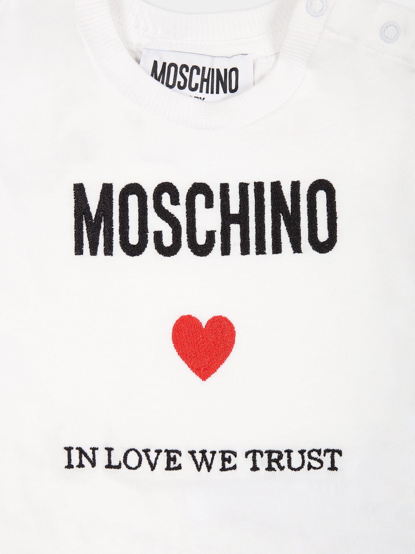Completo multicolor per neonato,Moschino Kids,MDY015 LAA22 10101