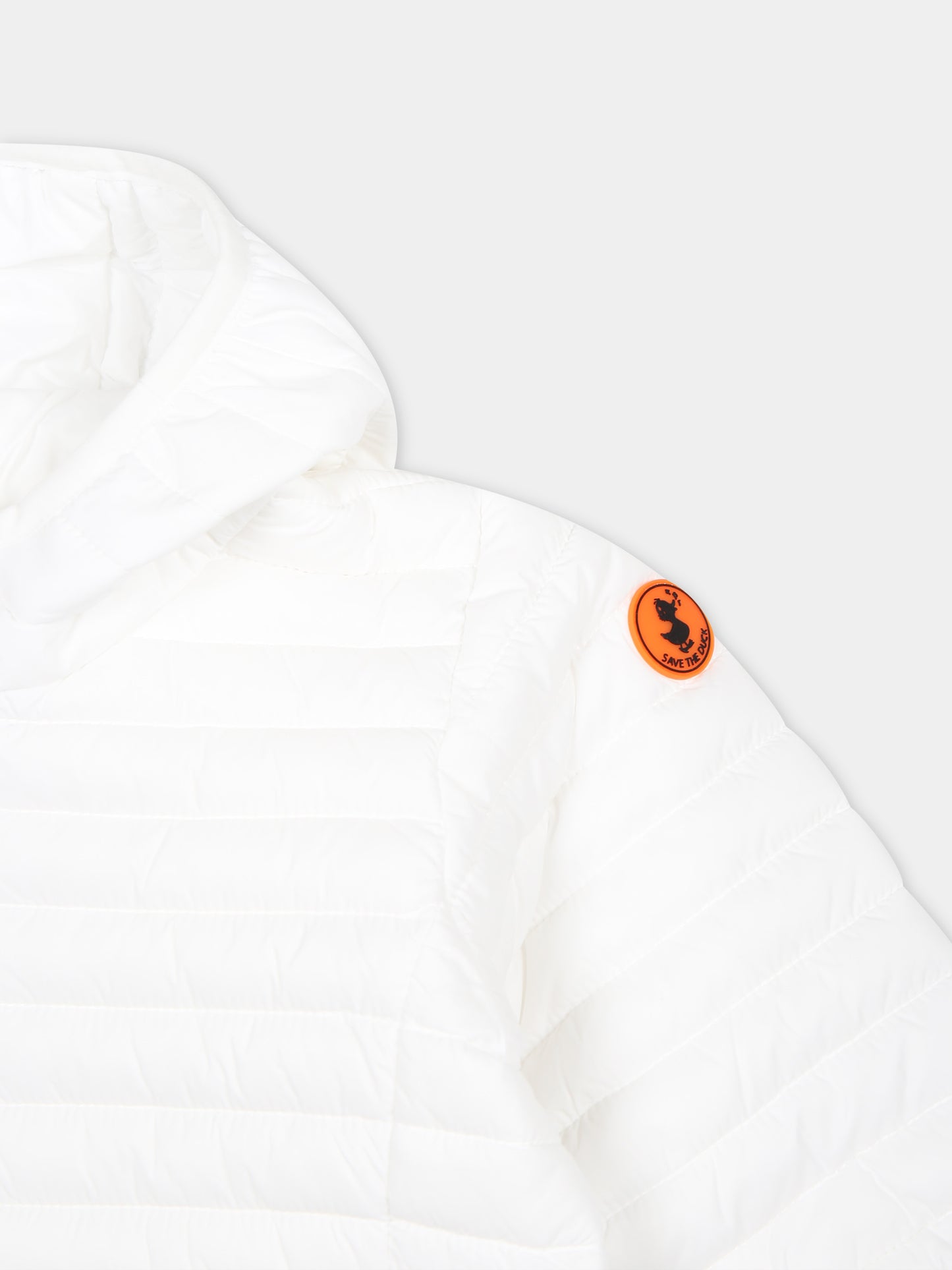 Piumino Nene bianco per neonato con logo,Save The Duck Kids,I30003X GIGA18 00000