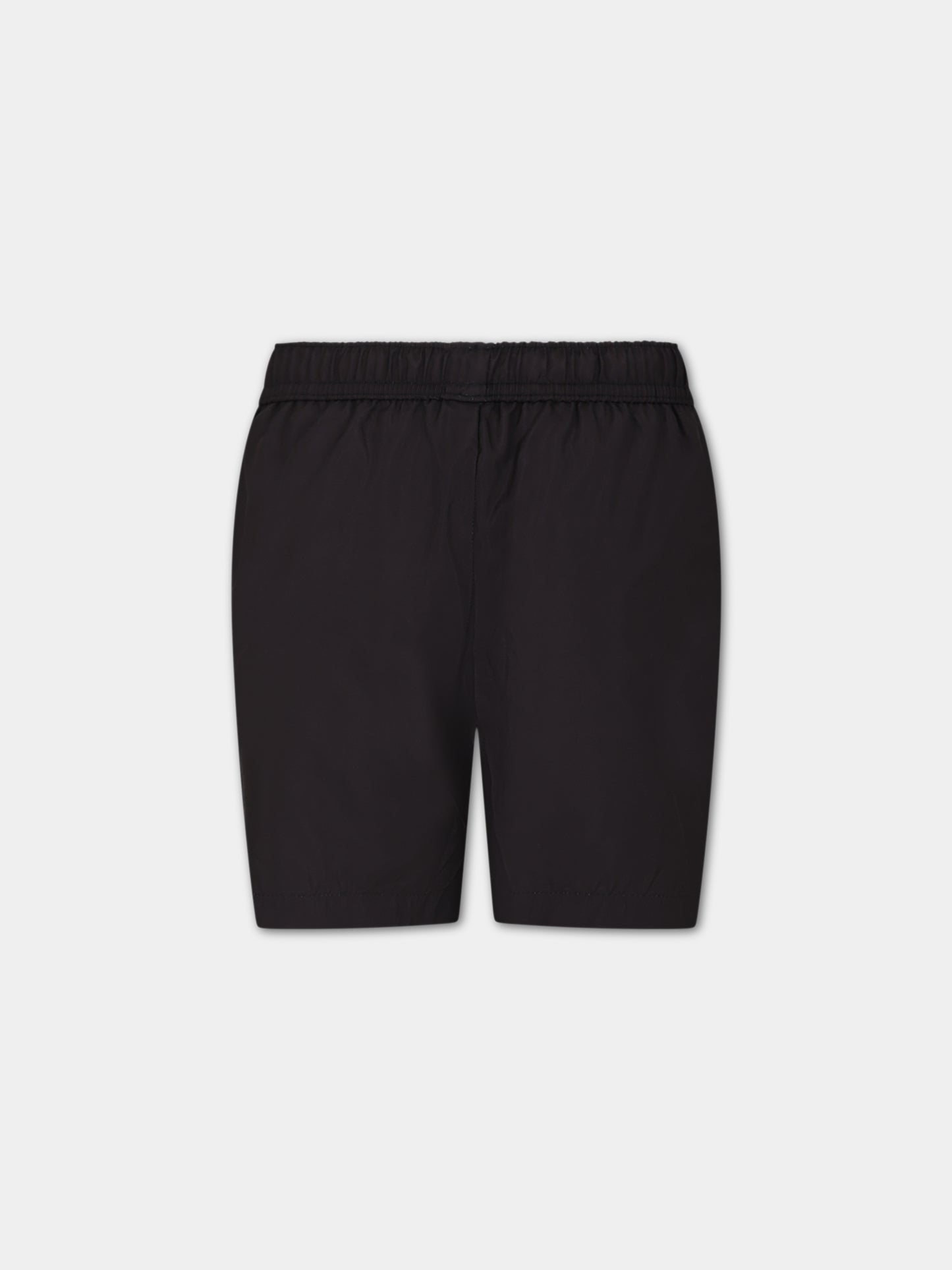 Boxer mare nero per bambino con Teddy Bear e logo,Moschino Kids,HUL01C LKA02 60100