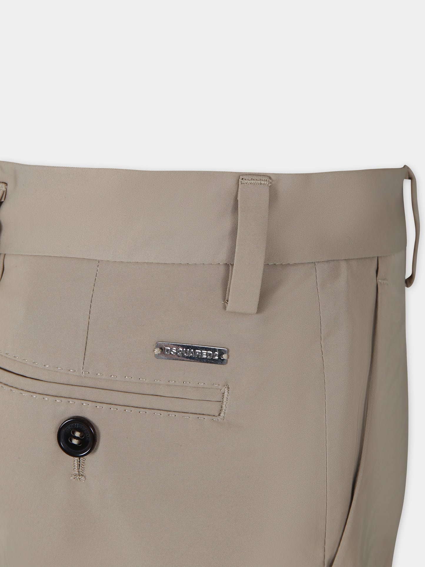 Patalone beige per bambino,Dsquared2,DQ2277 D0A87 D2P724U DQ707