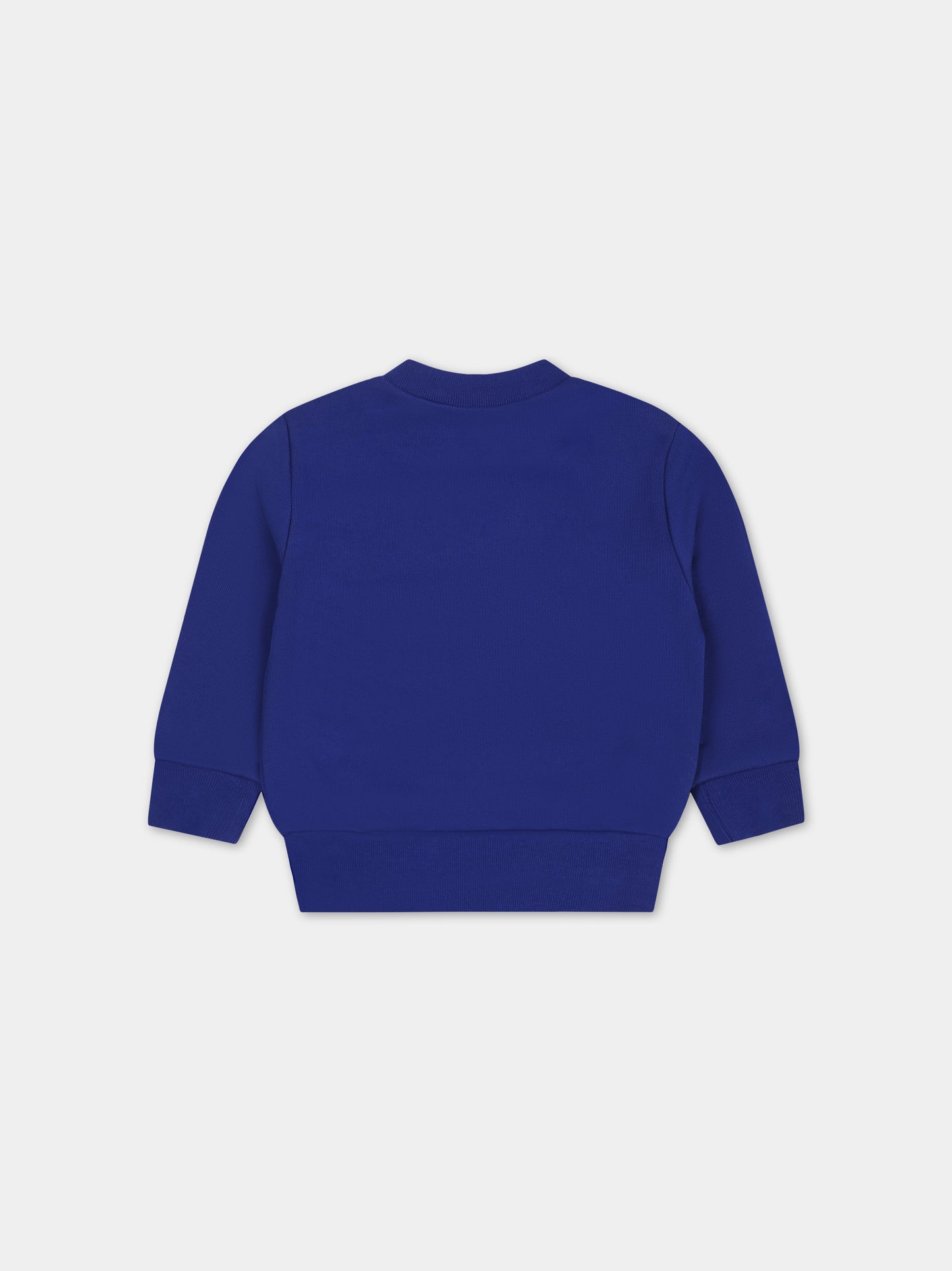 Felpa blu per neonati con logo,Dsquared2,DQ0843 D002Y DQ870