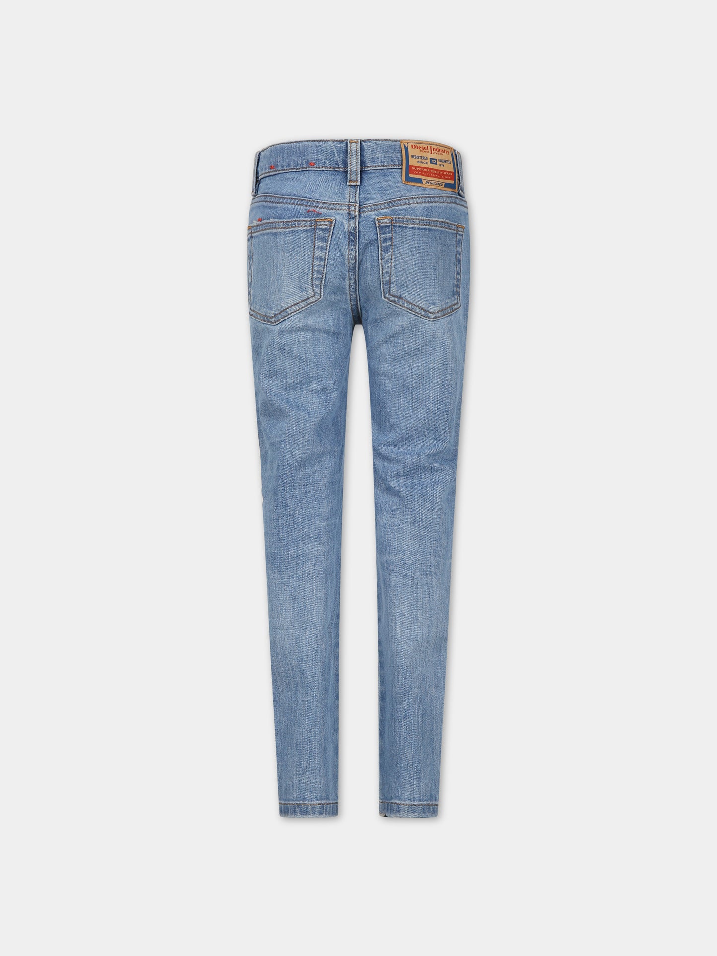 Jeans blu per bambino con logo,Diesel,J00813 KXBG7 K01