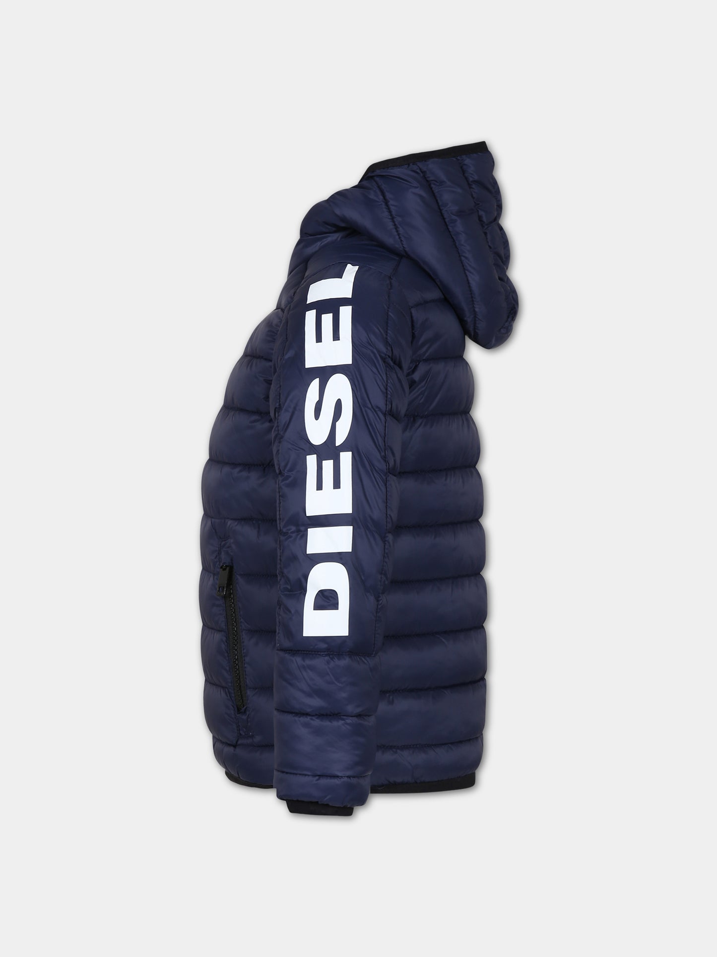 Piumino blu per bambini,Diesel,J01086 KXBDY K8AT