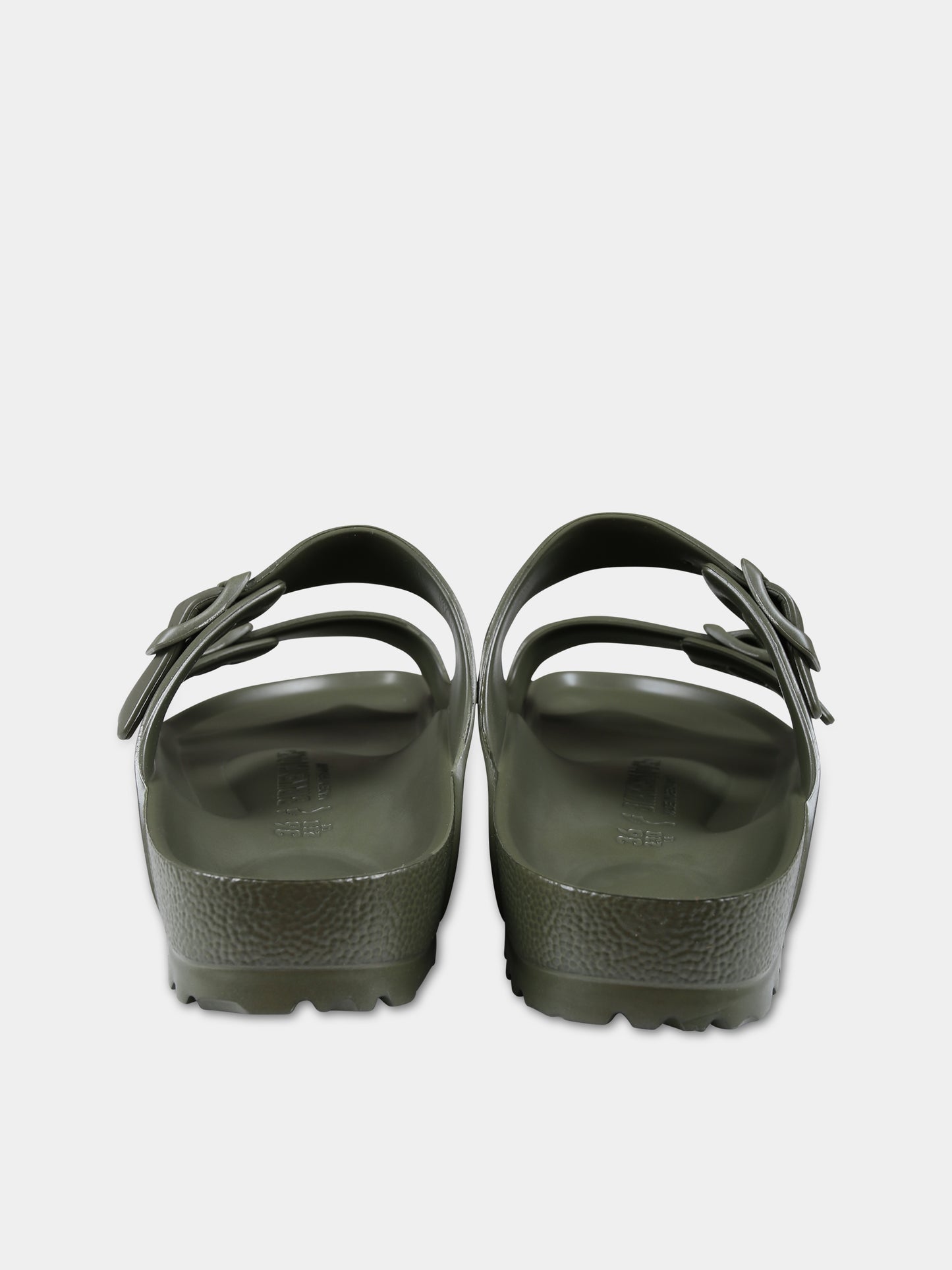 Ciabatte verdi Arizona Eva per bambini con logo,Birkenstock,1019152 KHAKI