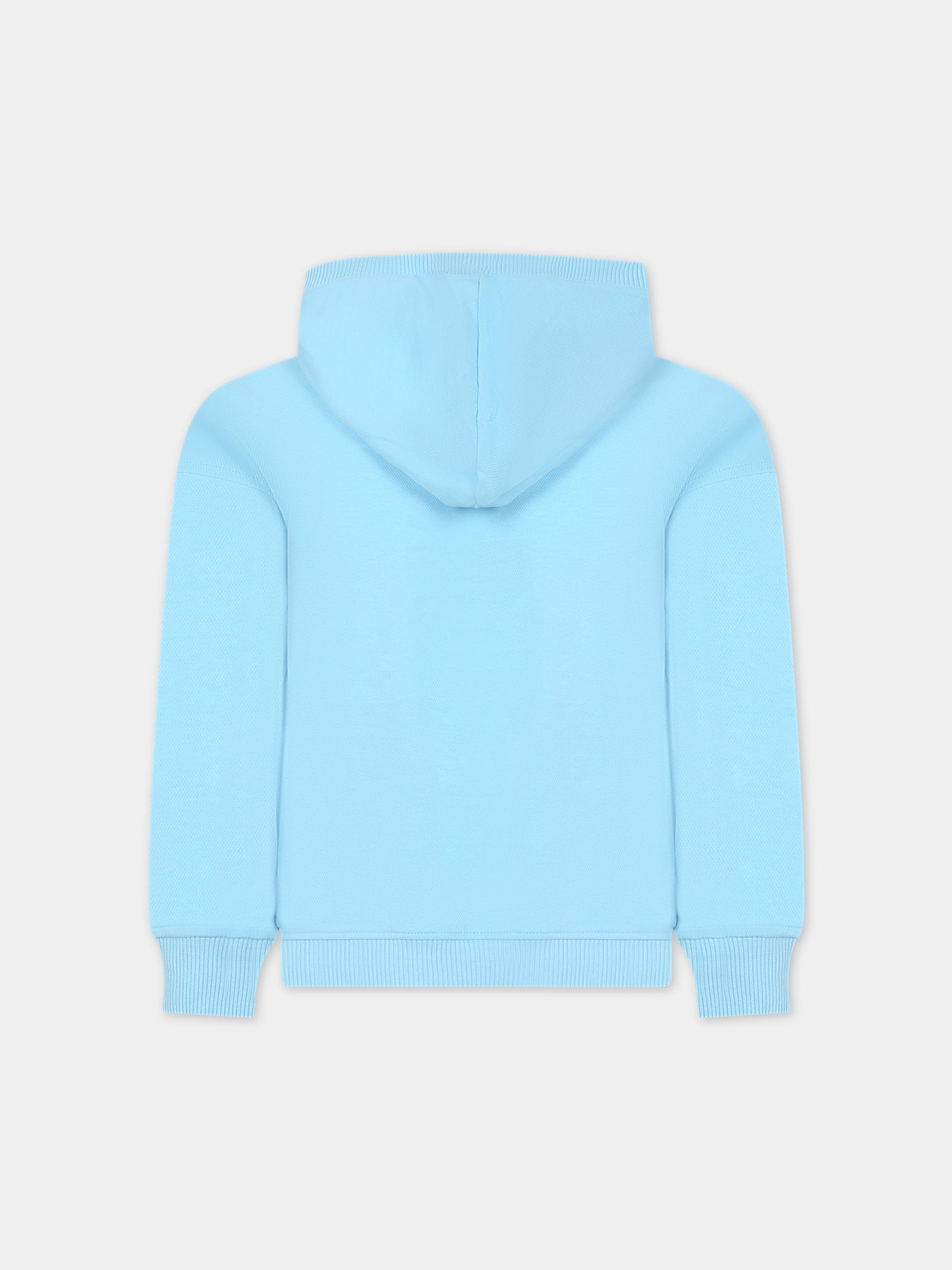 Felpa celeste per bambino con Teddy Bears,Moschino Kids,HUF07B LCA34 41020